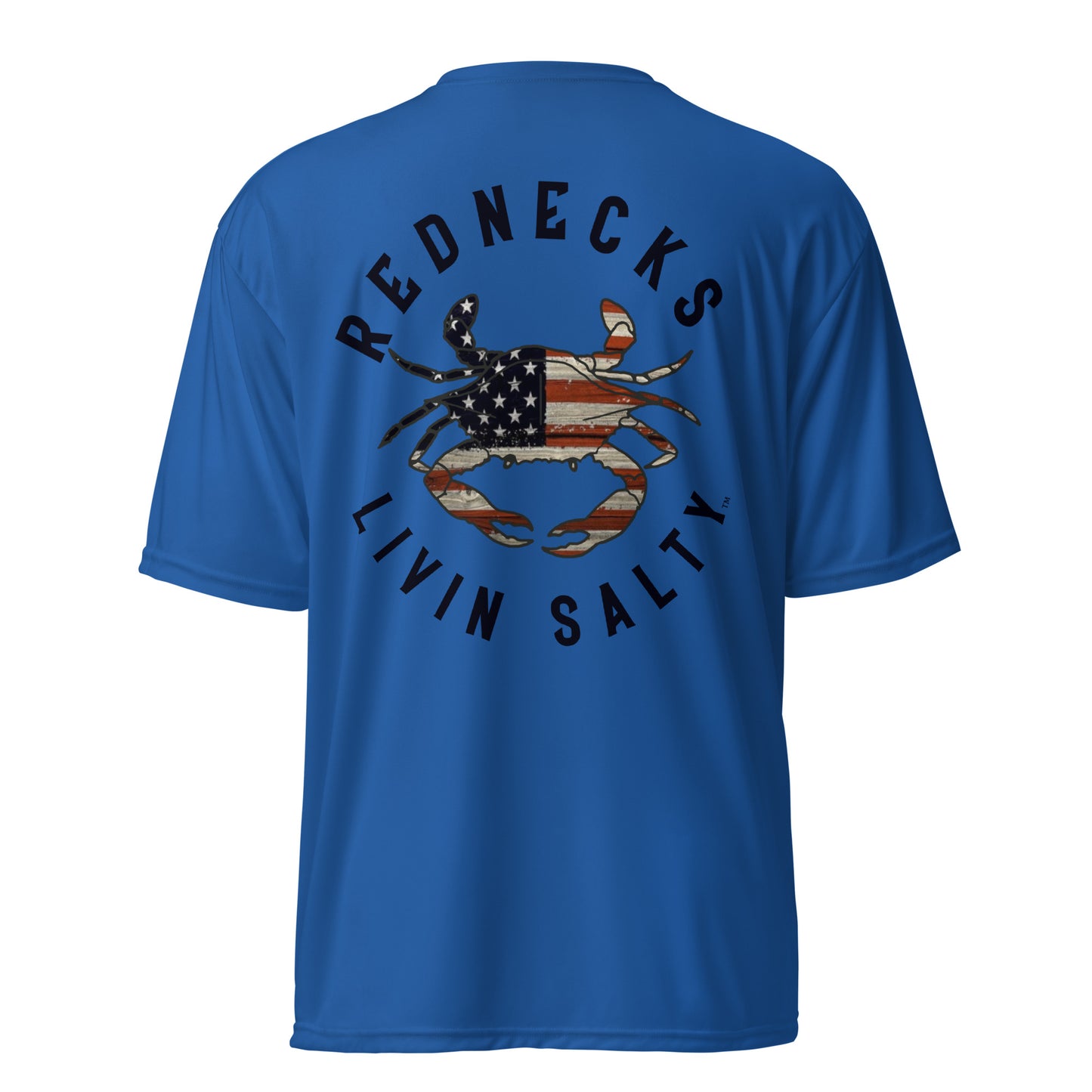 REDNECKS LIVIN SALTY crab dry fit