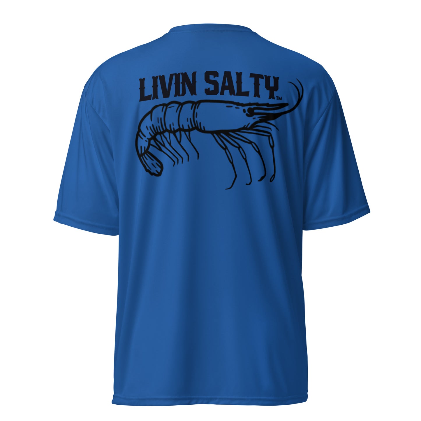 Dry fit LIVIN SALTY Shrimp shirt