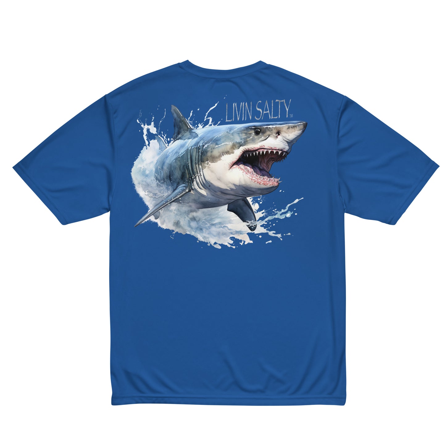 Dry fit LIVIN SALTY Shark T-Shirt