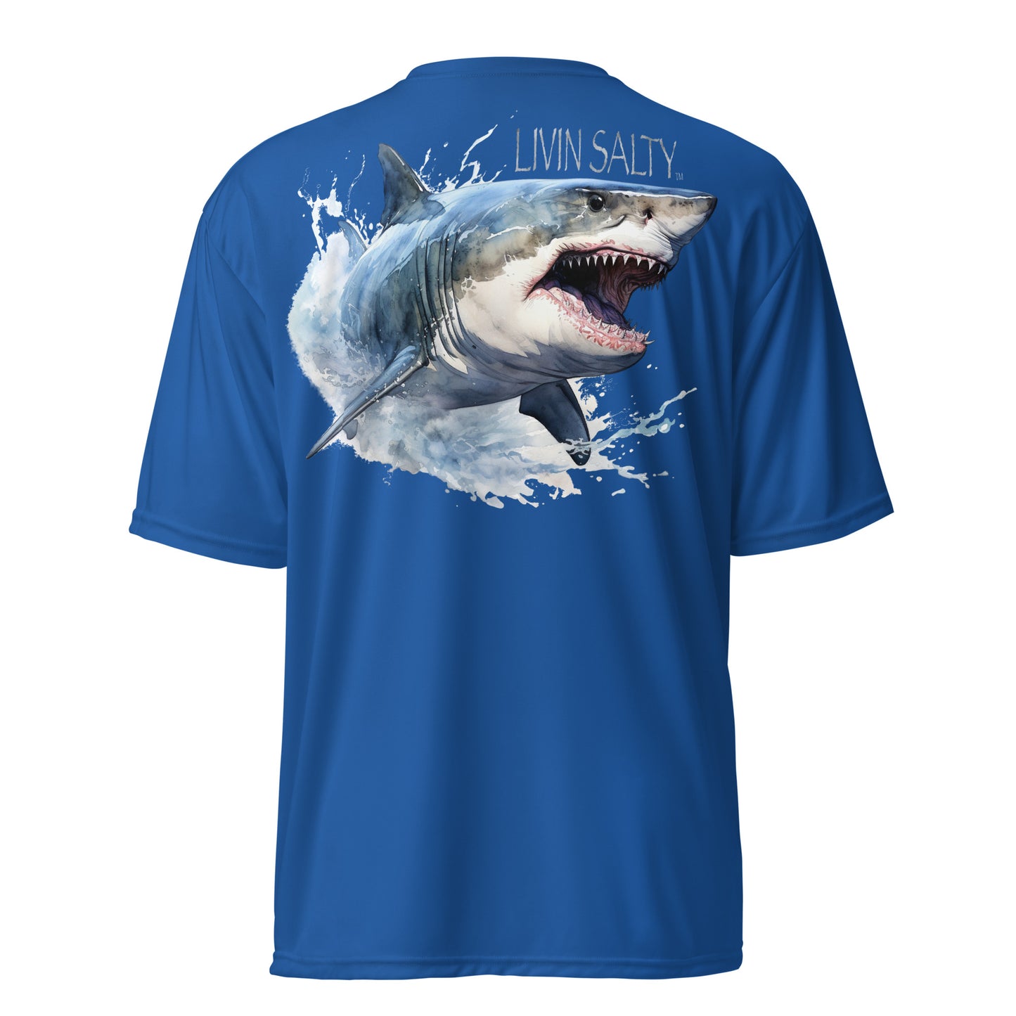 Dry fit LIVIN SALTY Shark T-Shirt