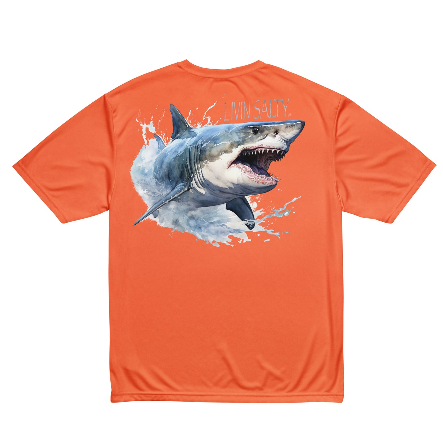 Dry fit LIVIN SALTY Shark T-Shirt