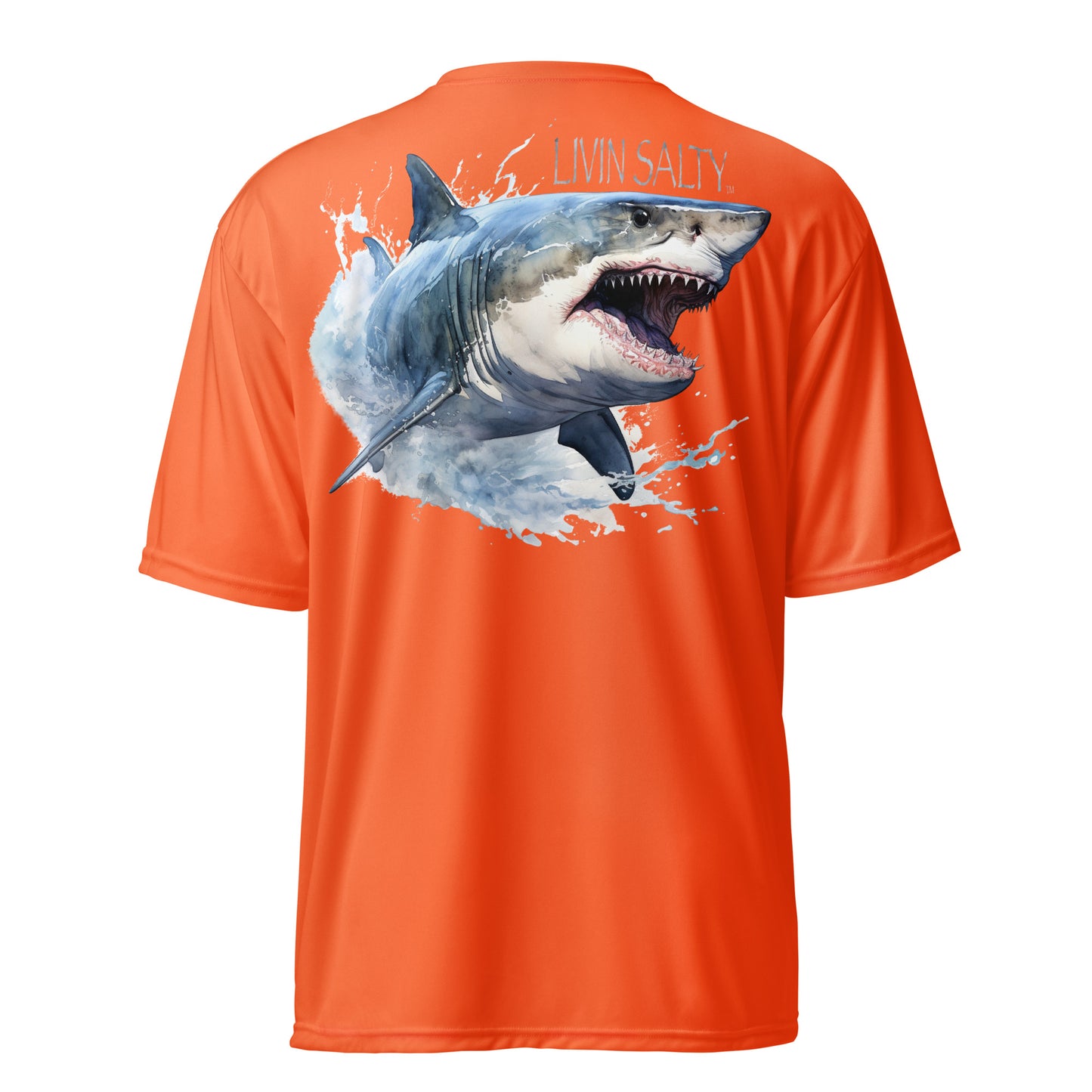 Dry fit LIVIN SALTY Shark T-Shirt