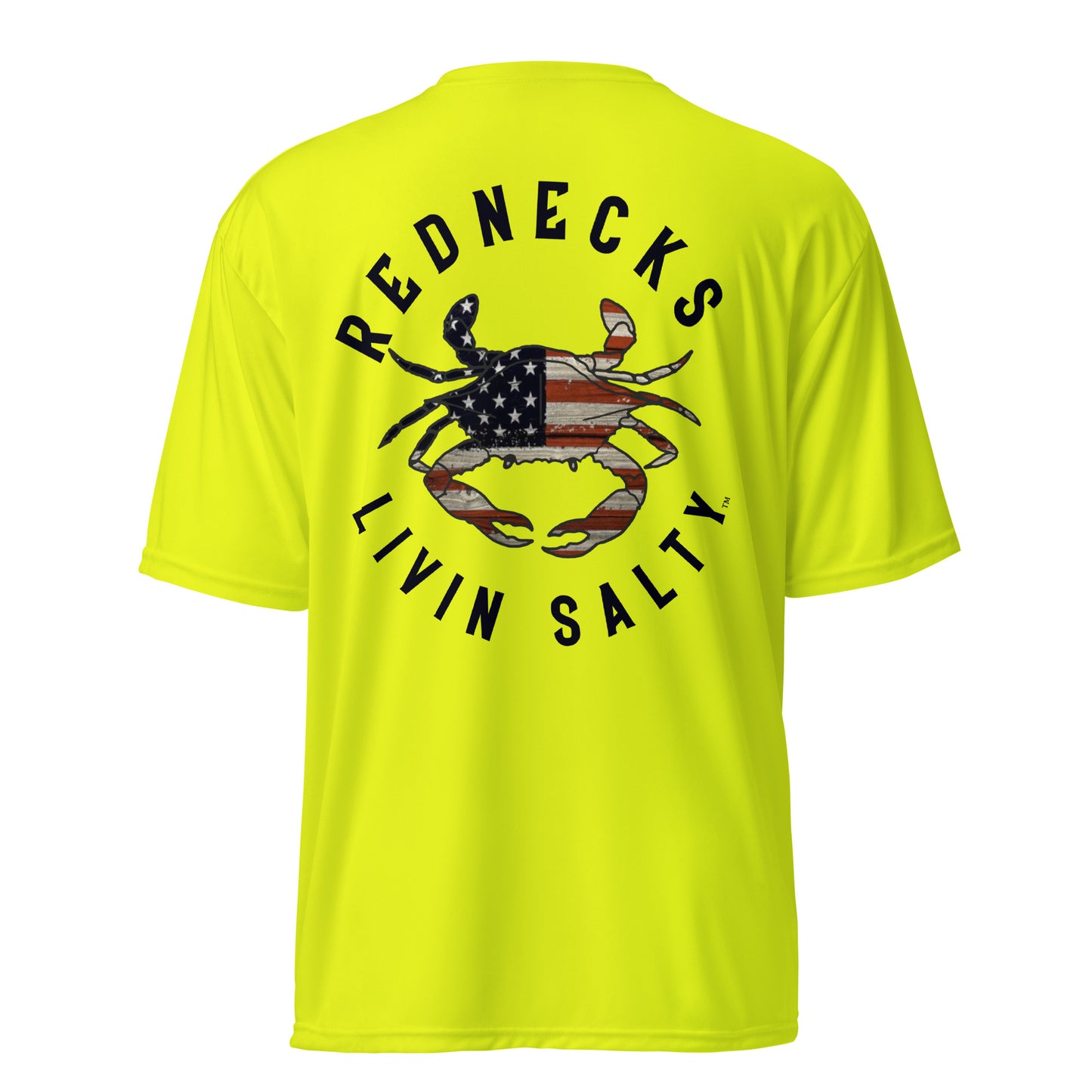 REDNECKS LIVIN SALTY crab dry fit