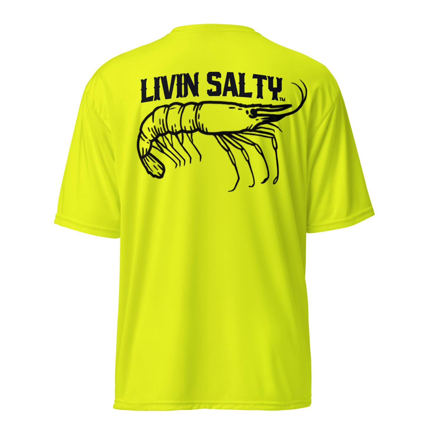 Dry fit LIVIN SALTY Shrimp shirt