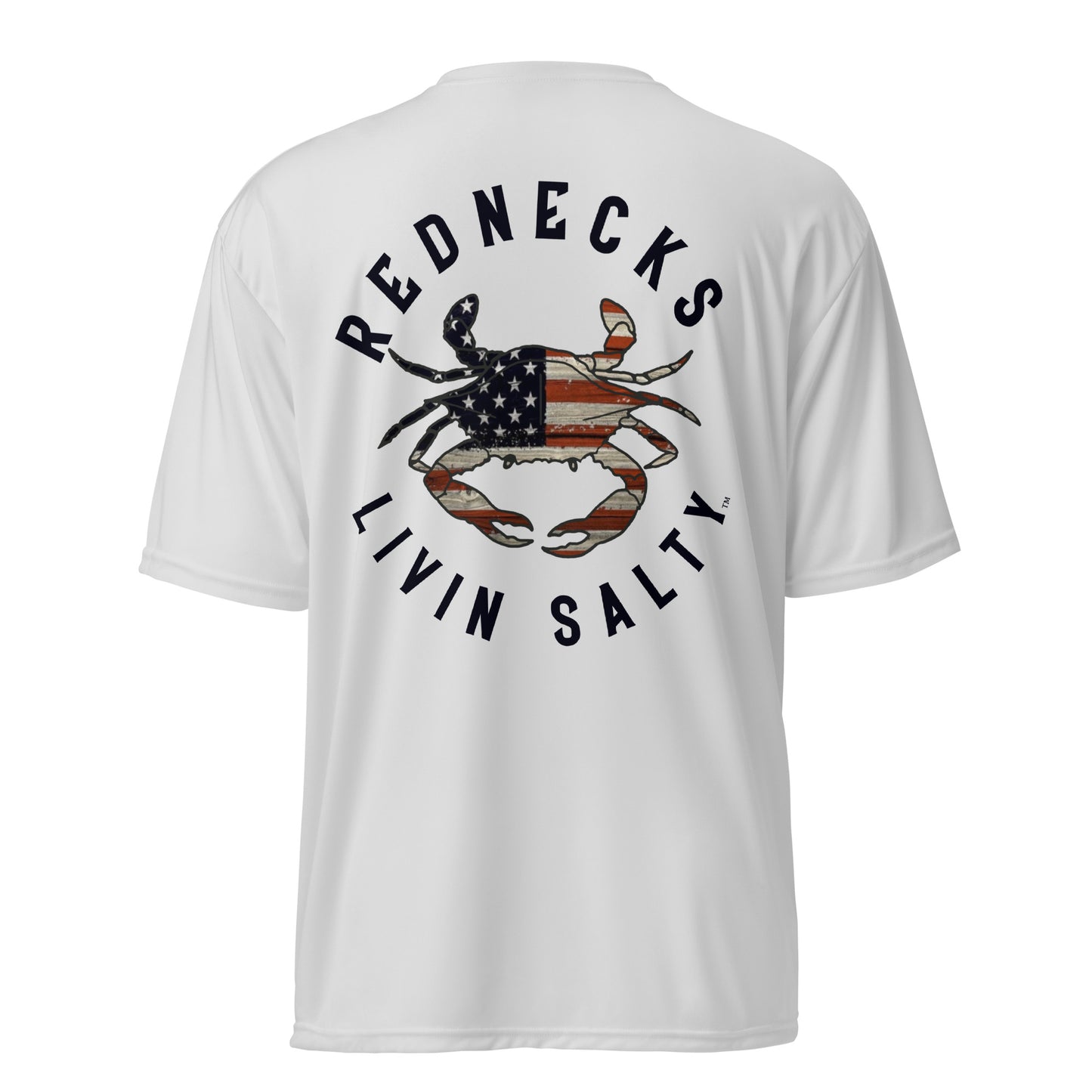 REDNECKS LIVIN SALTY crab dry fit
