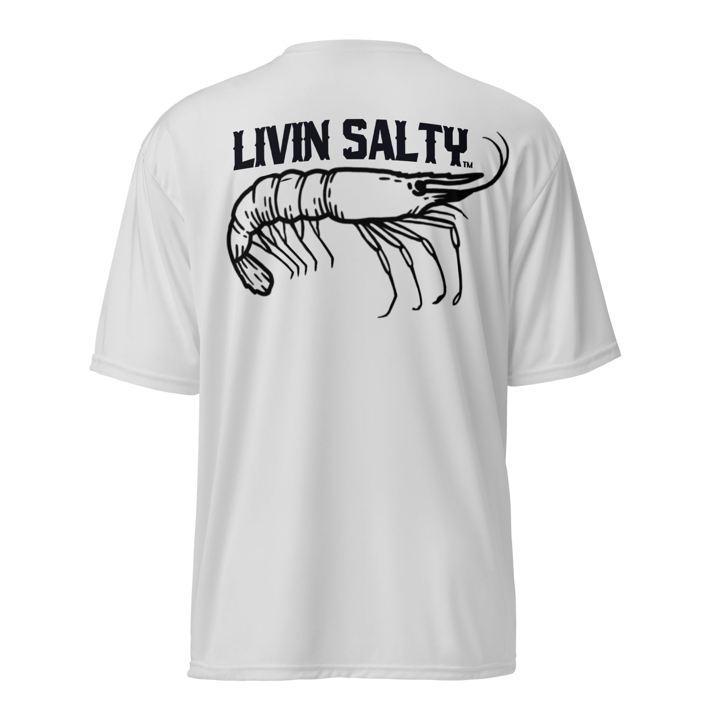Dry fit LIVIN SALTY Shrimp shirt