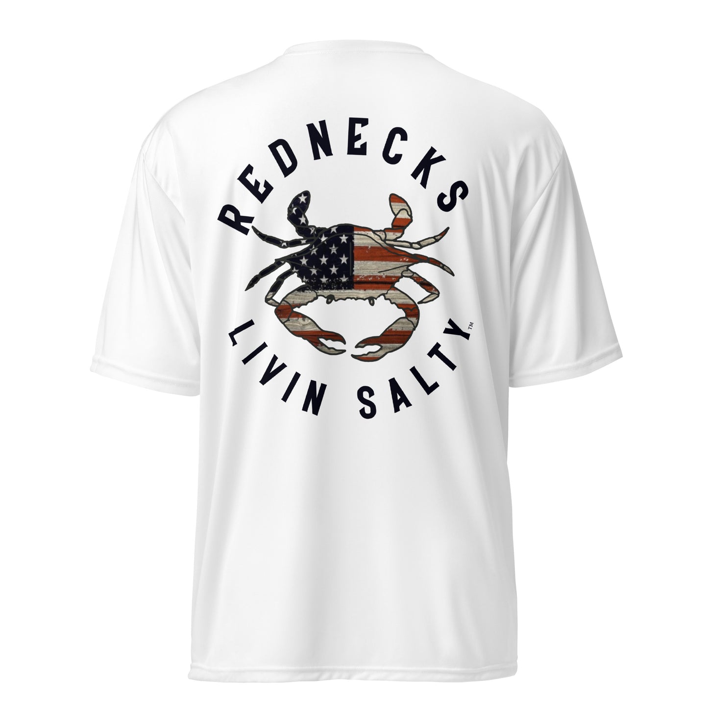 REDNECKS LIVIN SALTY crab dry fit