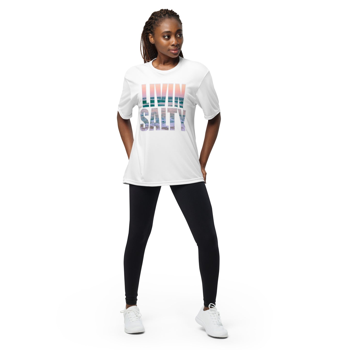 Unisex SPF LIVIN SALTY t-shirt
