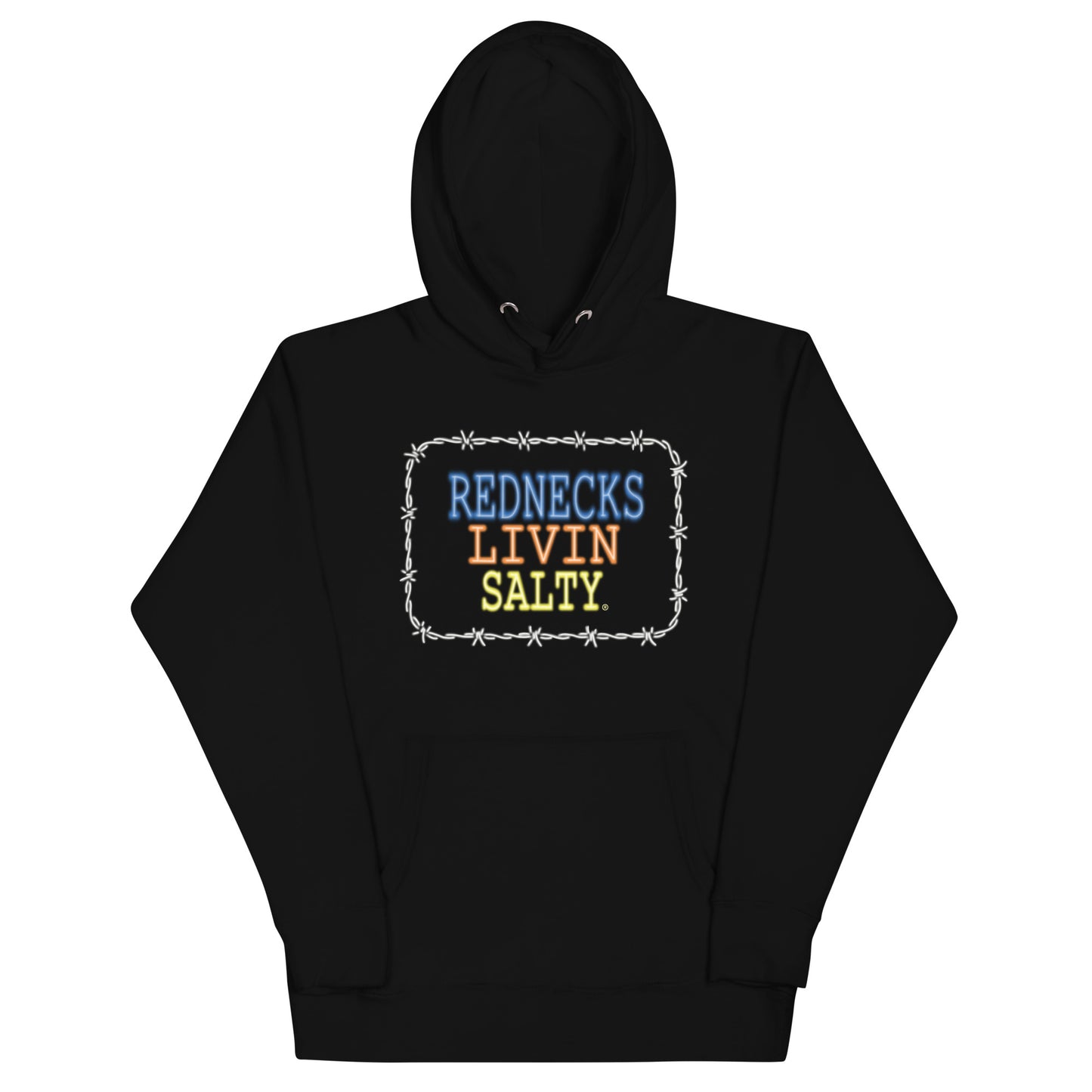 Unisex REDNECKS LIVIN SALTY Parrot Hoodie