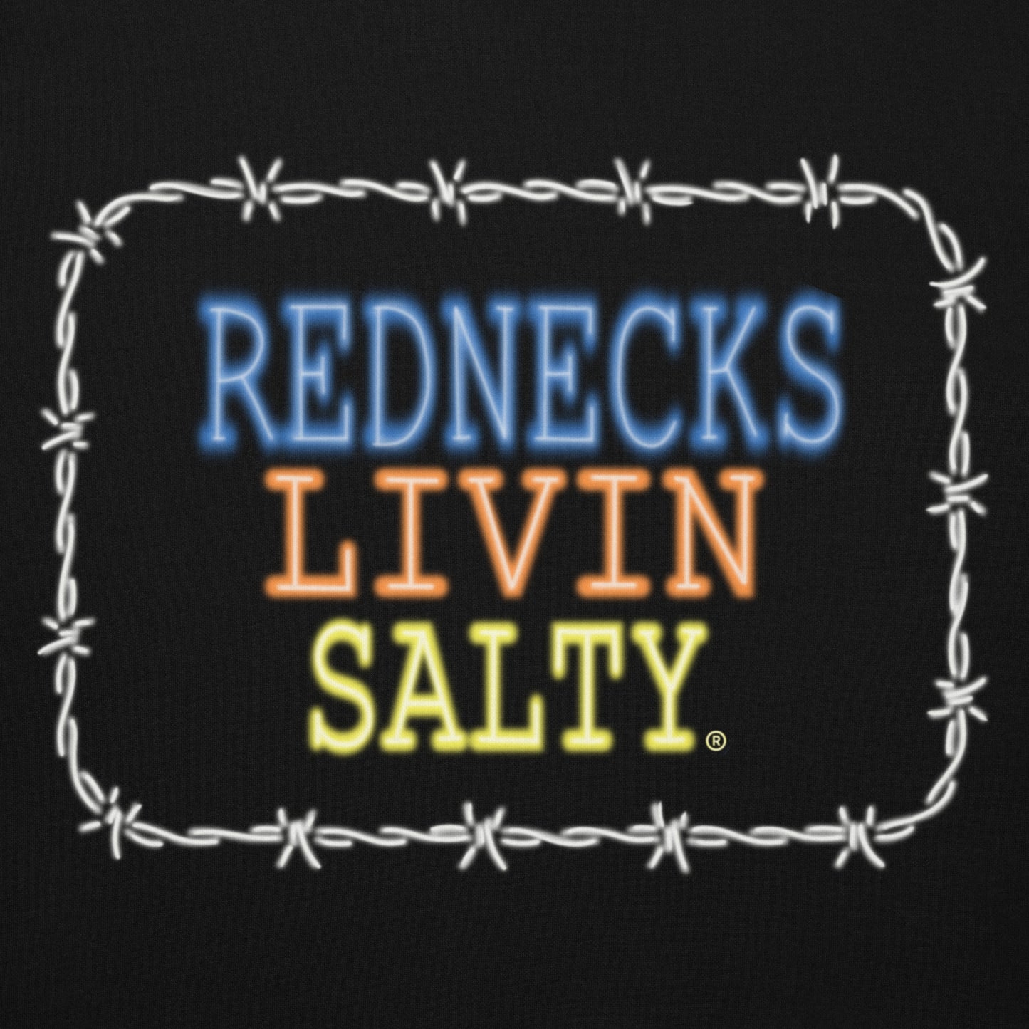 Unisex REDNECKS LIVIN SALTY Parrot Hoodie