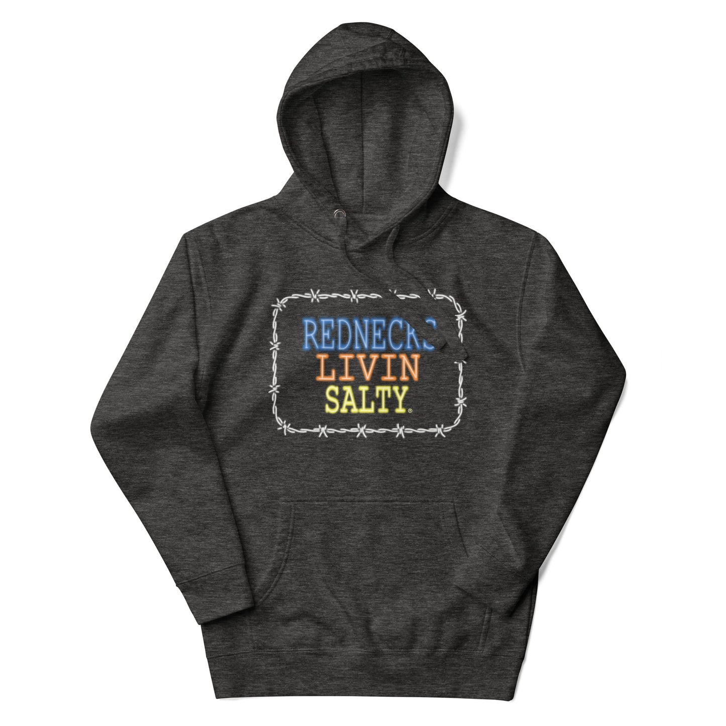 Unisex REDNECKS LIVIN SALTY Parrot Hoodie