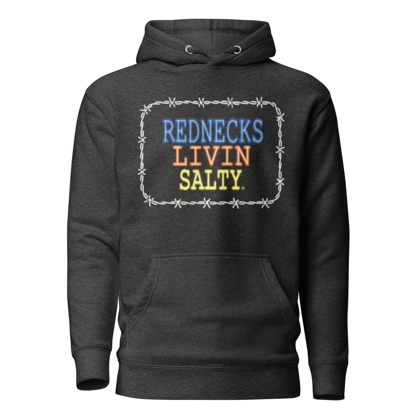 Unisex REDNECKS LIVIN SALTY Parrot Hoodie