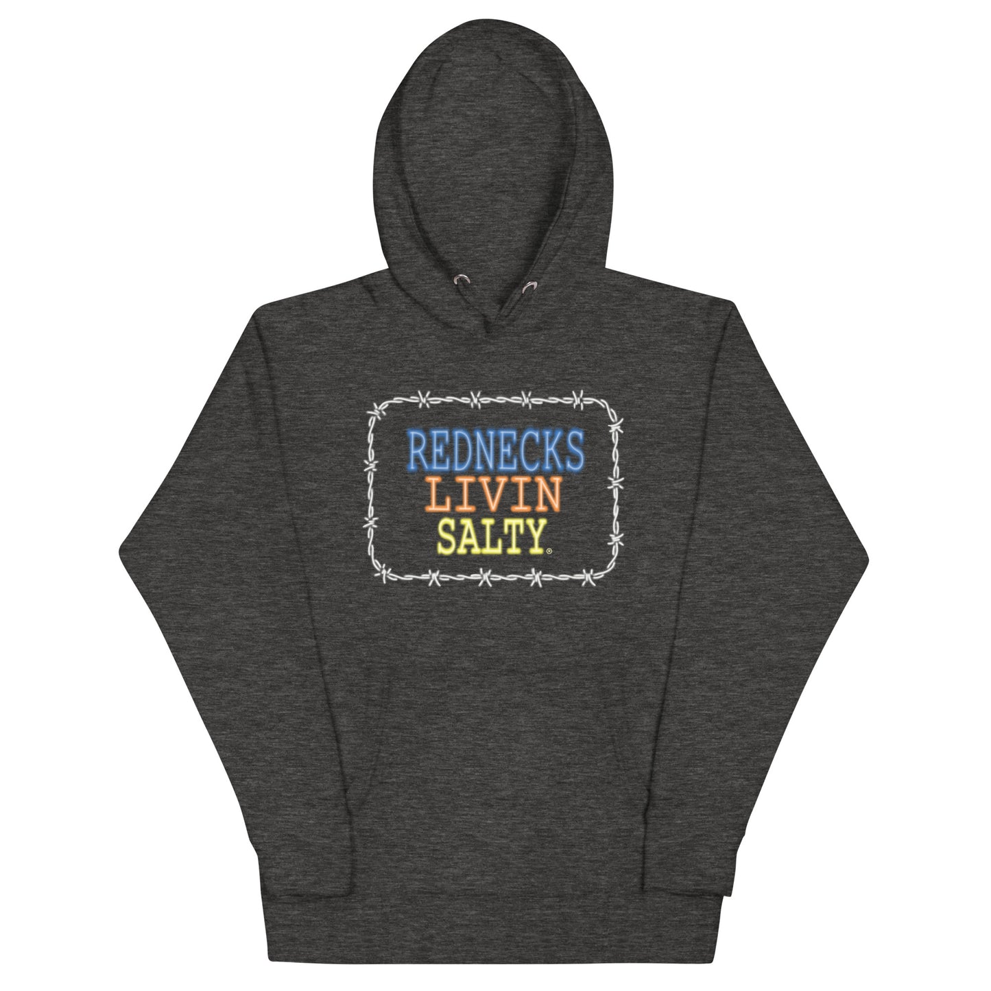 Unisex REDNECKS LIVIN SALTY Parrot Hoodie