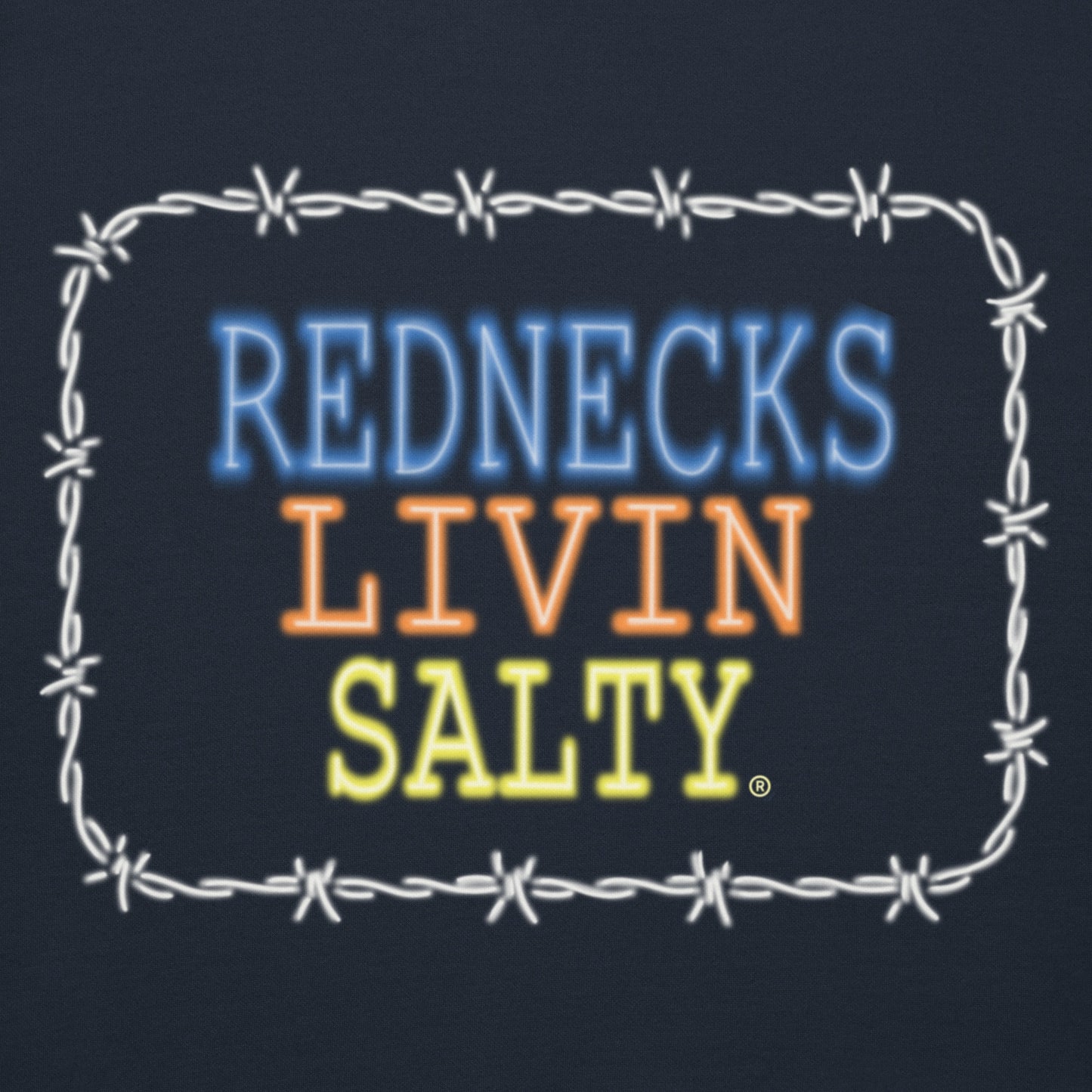 Unisex REDNECKS LIVIN SALTY Parrot Hoodie