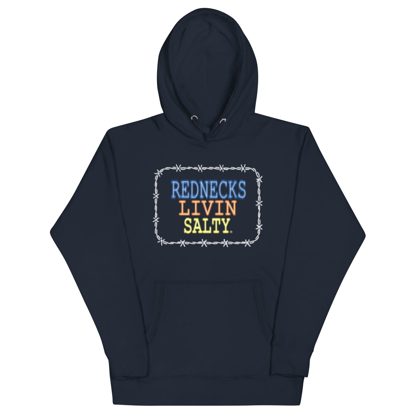 Unisex REDNECKS LIVIN SALTY Parrot Hoodie