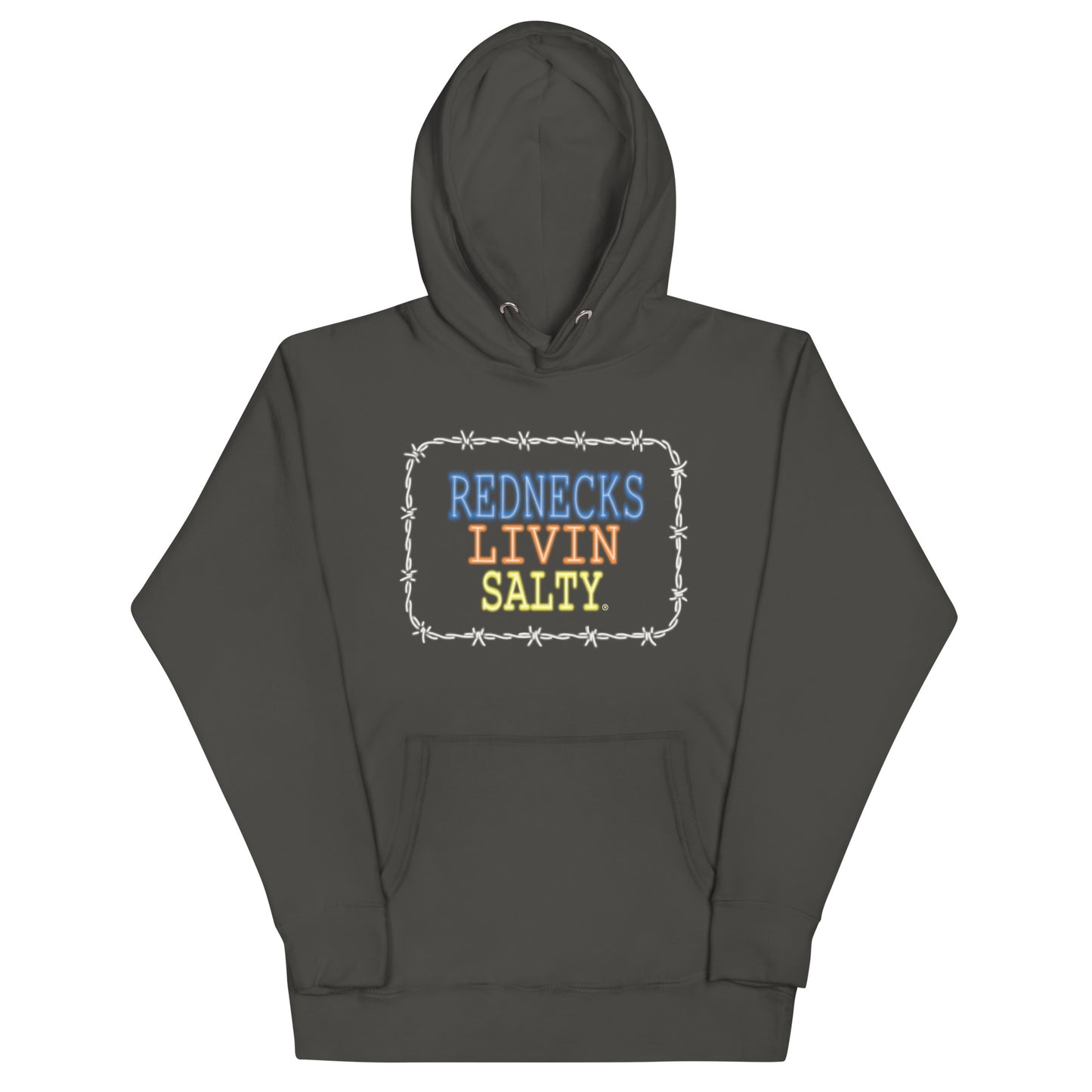 Unisex REDNECKS LIVIN SALTY Parrot Hoodie