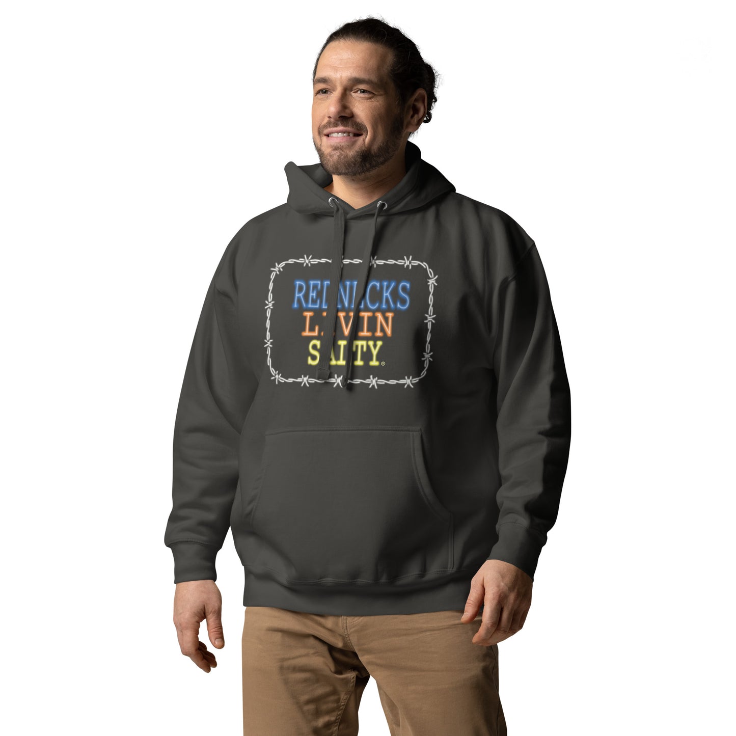 Unisex REDNECKS LIVIN SALTY Parrot Hoodie
