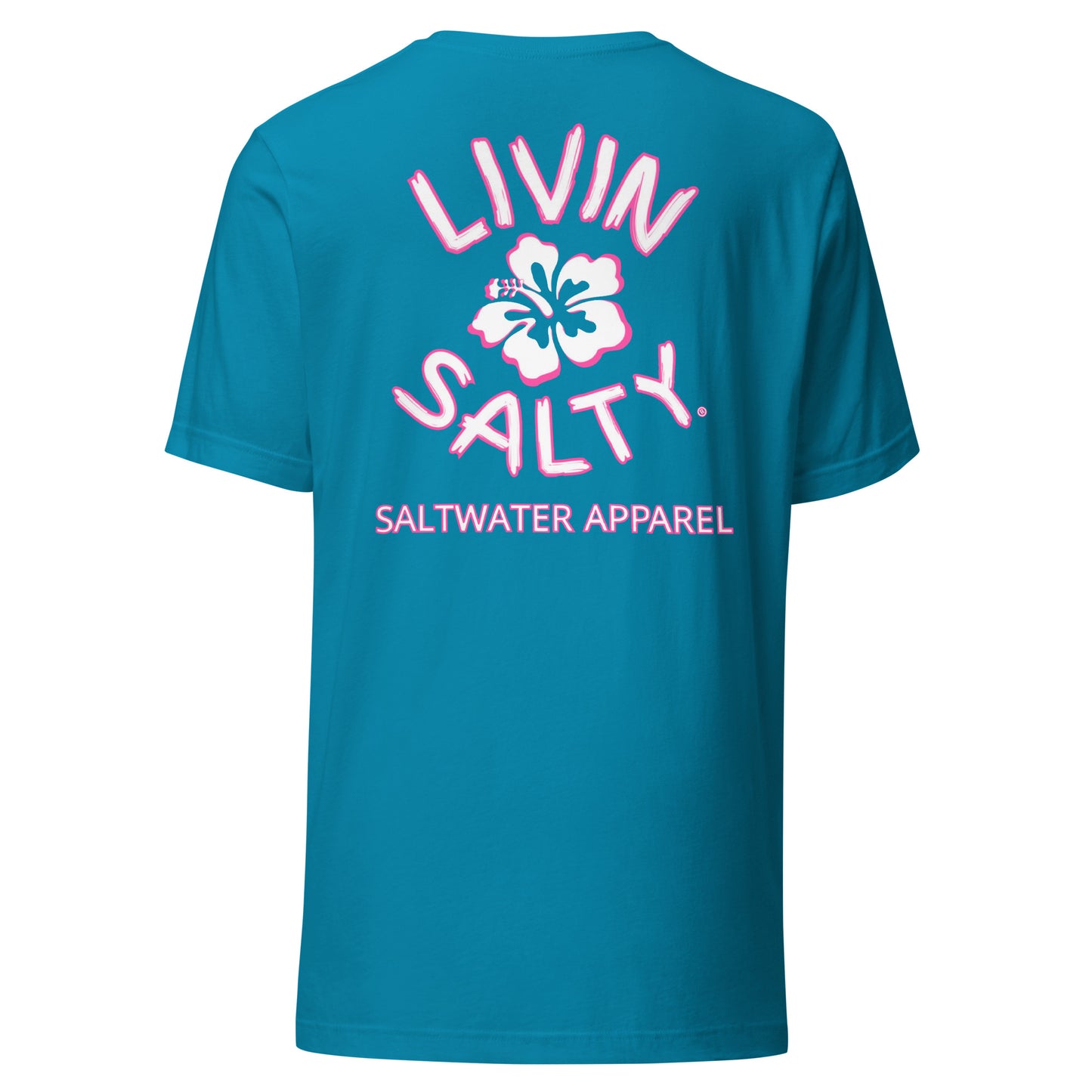 Unisex LIVIN SALTY flower t-shirt