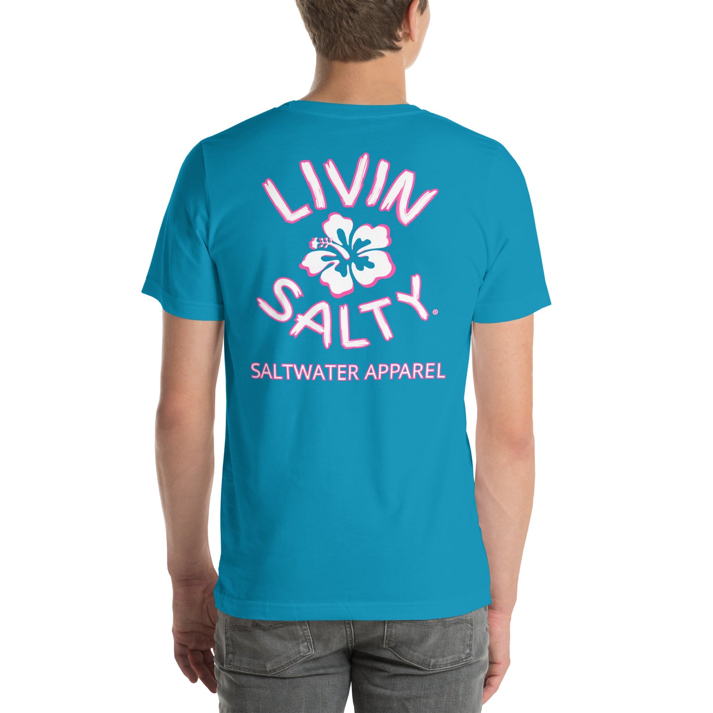 Unisex LIVIN SALTY flower t-shirt