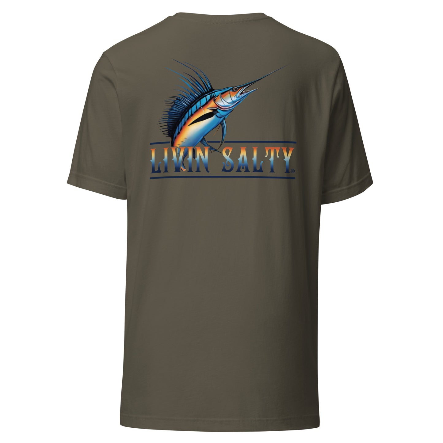 Unisex LIVIN SALTY Sailfish t-shirt