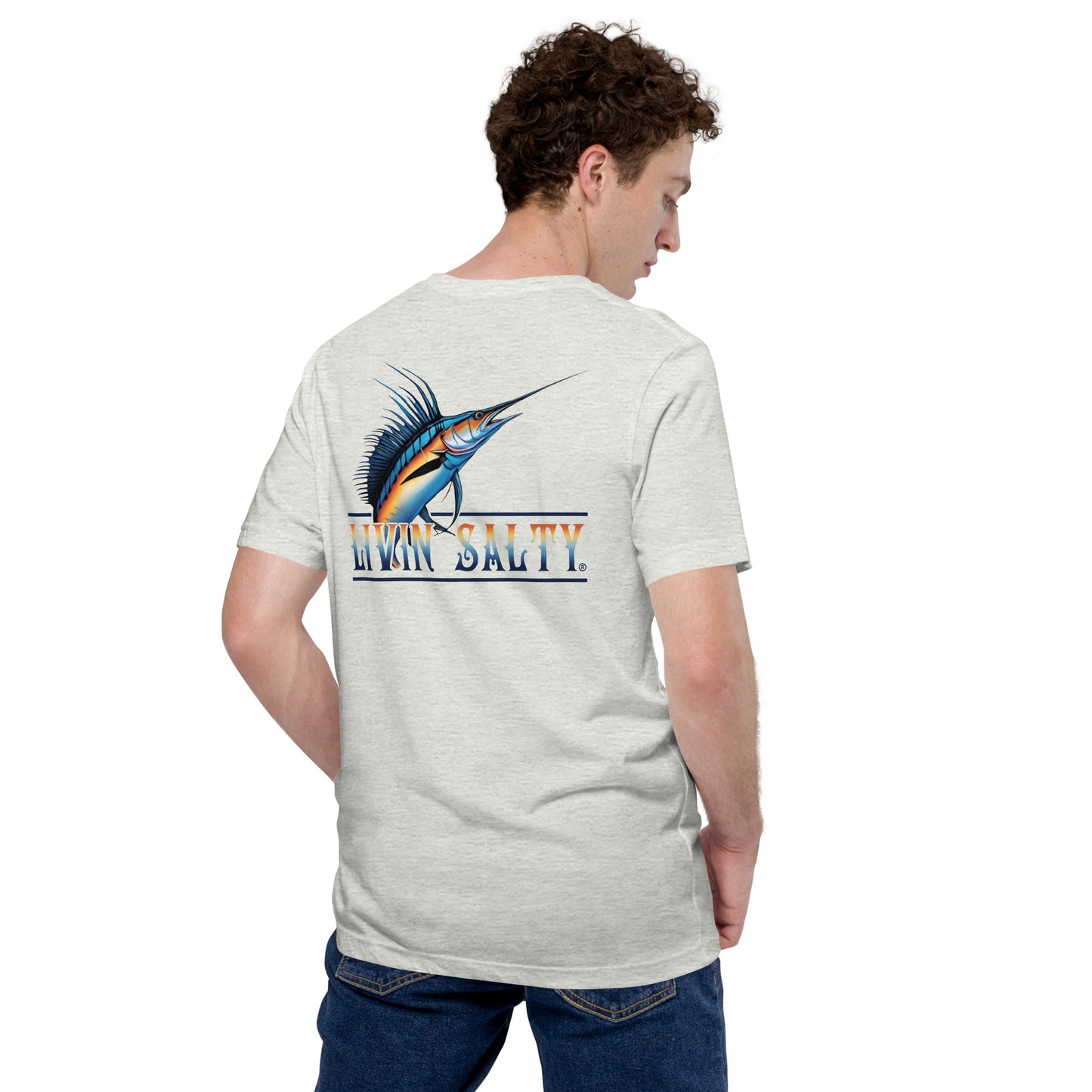 Unisex LIVIN SALTY Sailfish t-shirt