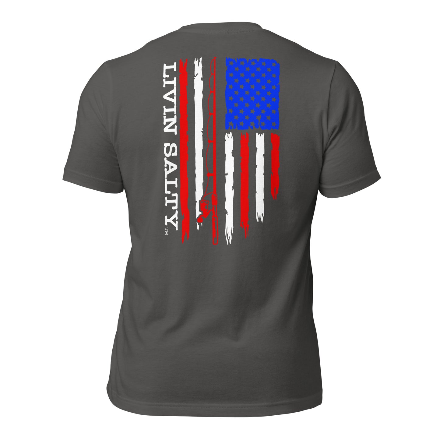 Unisex RWB LIVIN SALTY Flag t-shirt