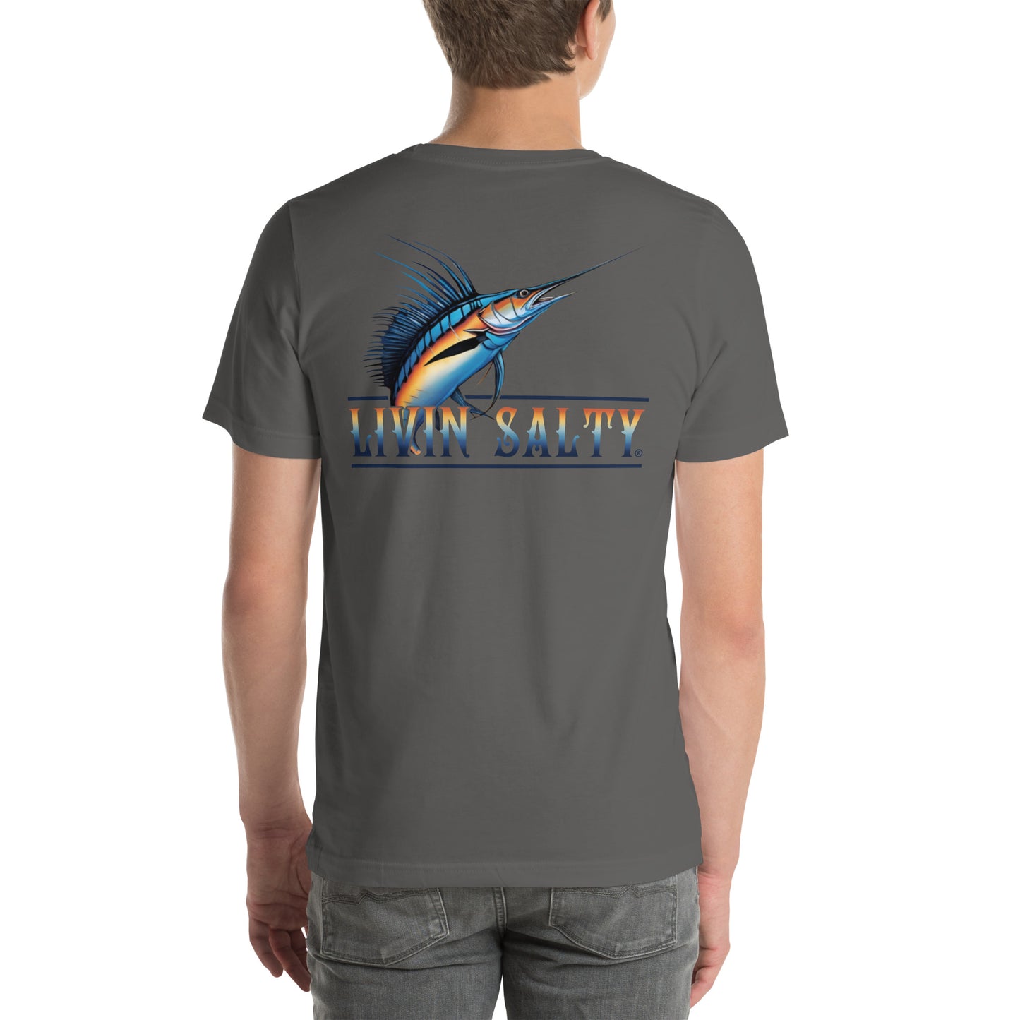 Unisex LIVIN SALTY Sailfish t-shirt