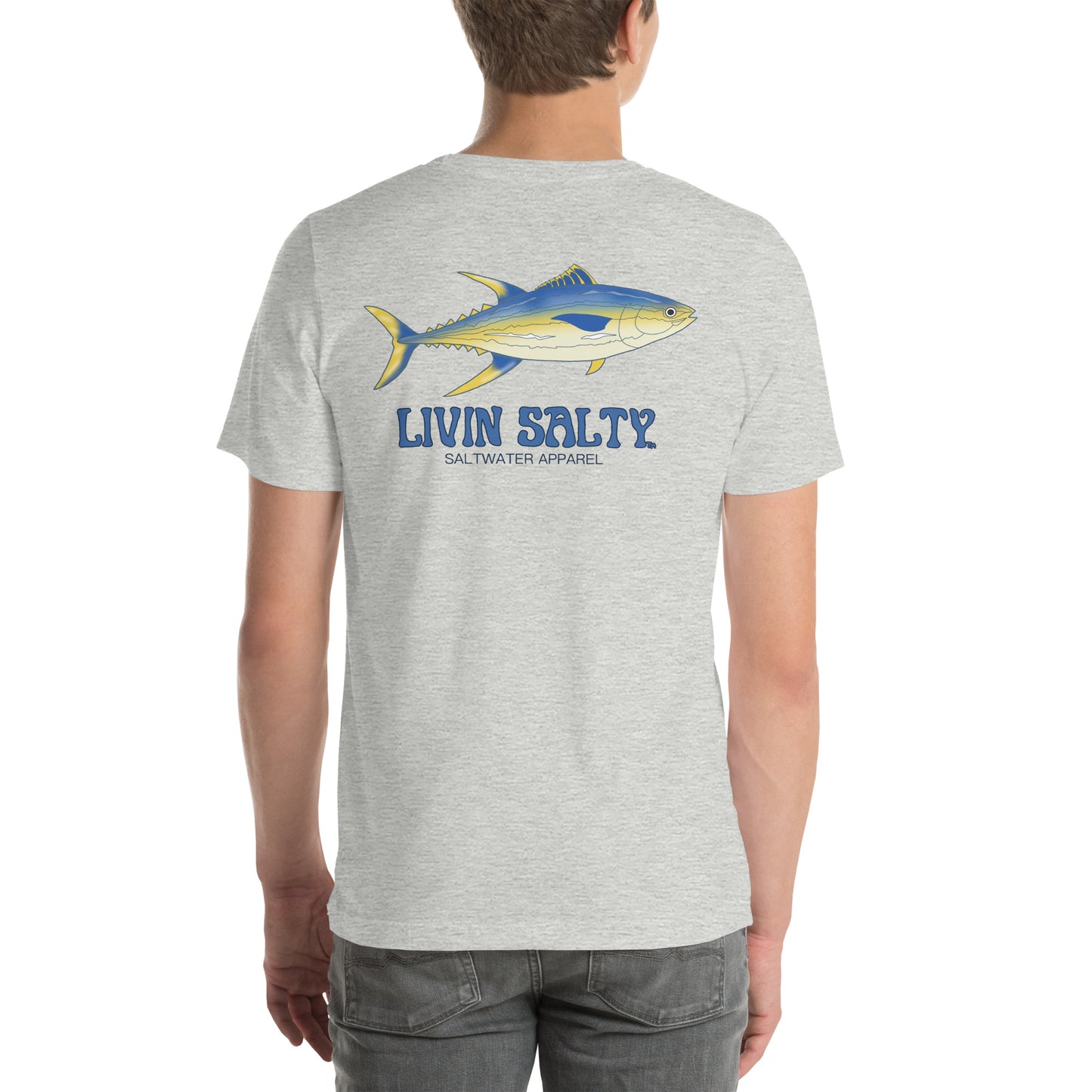 Unisex Tuna LIVIN SALTY Cotton t-shirt