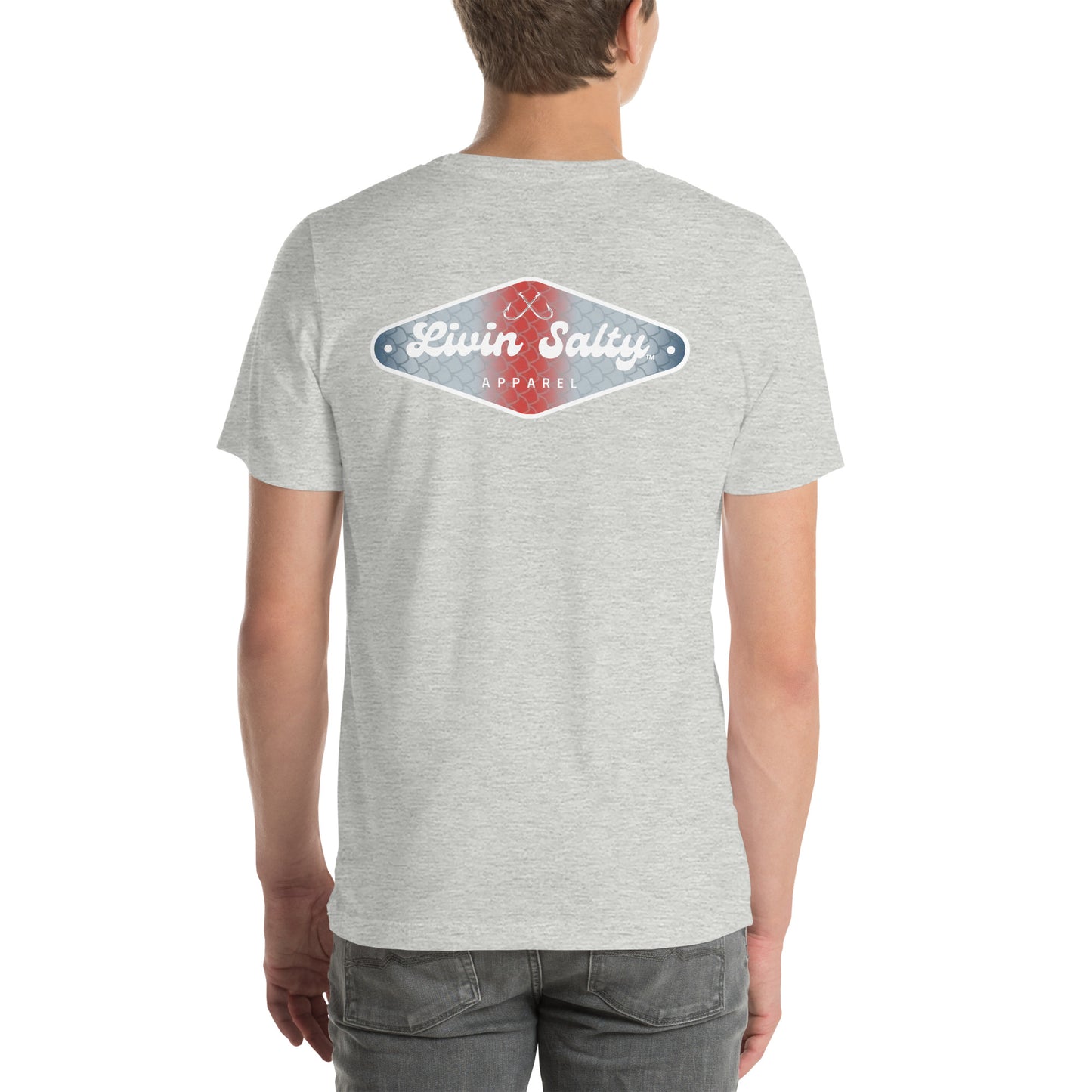 Unisex LIVIN SALTY cotton t-shirt
