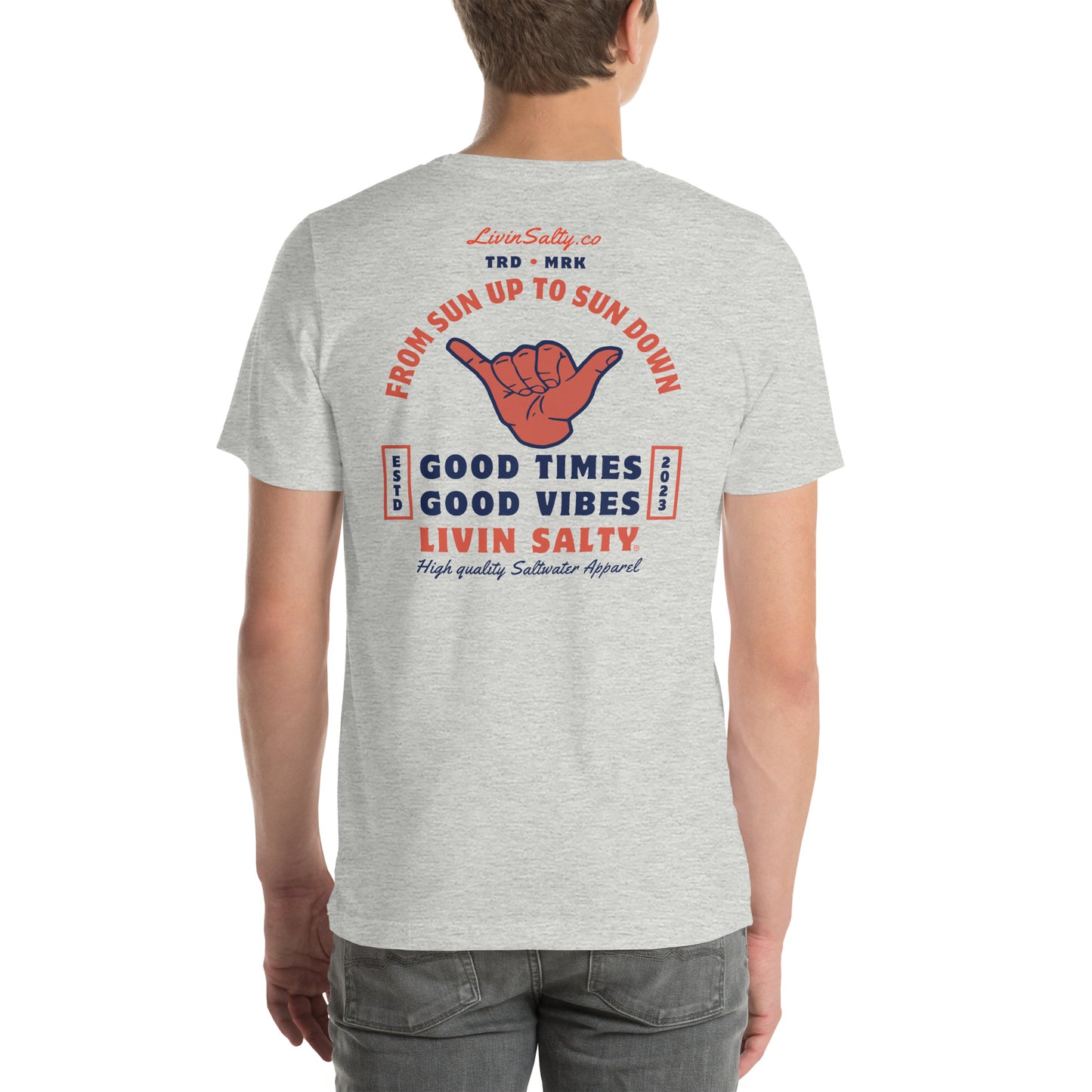 Unisex LIVIN SALTY t-shirt