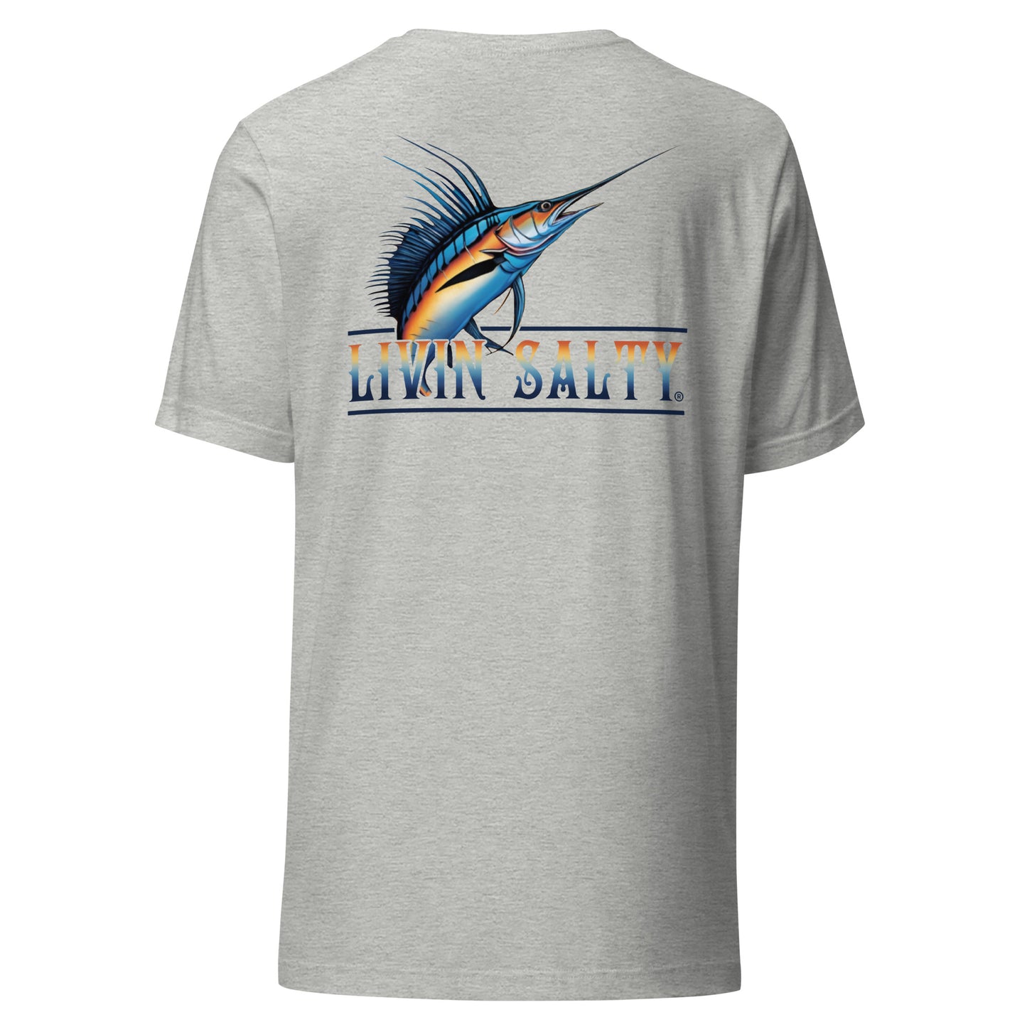 Unisex LIVIN SALTY Sailfish t-shirt