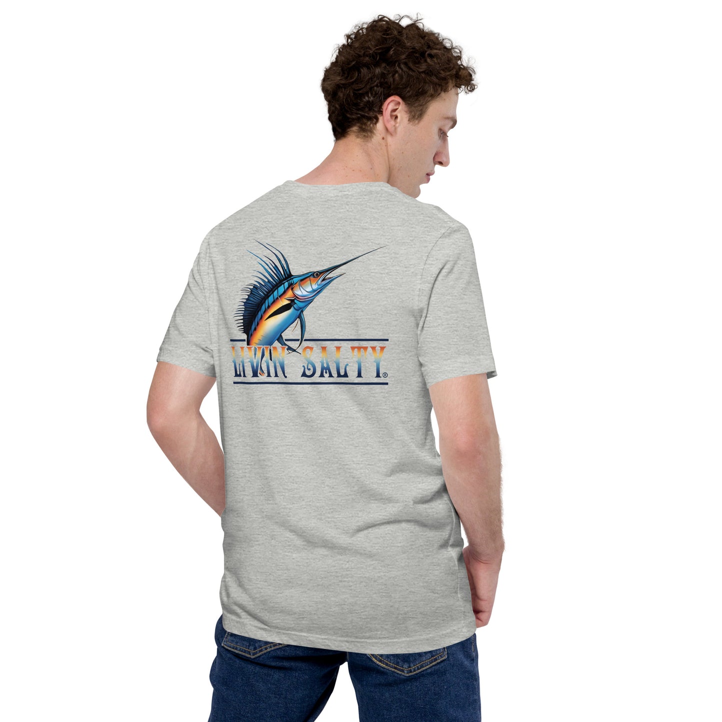 Unisex LIVIN SALTY Sailfish t-shirt