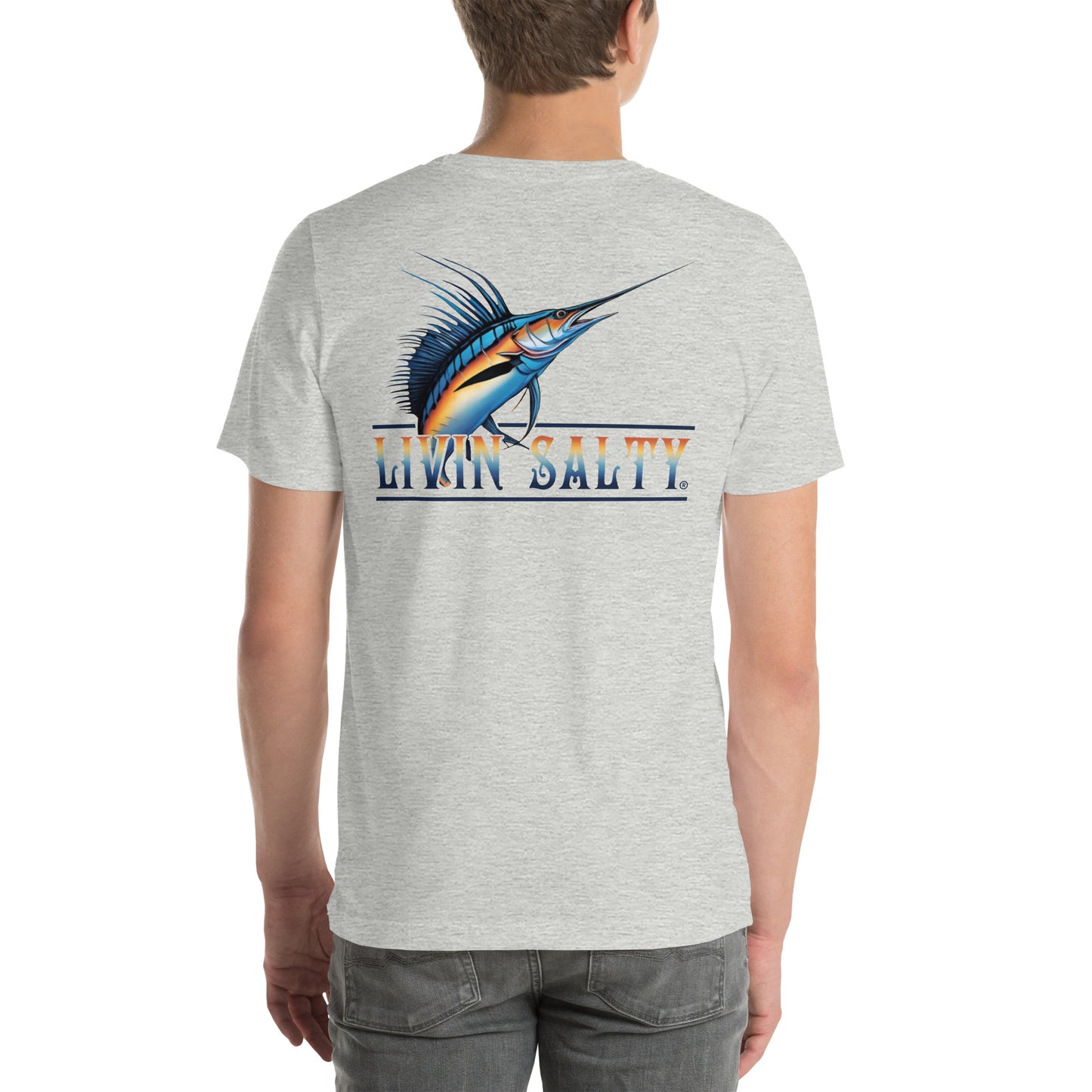 Unisex LIVIN SALTY Sailfish t-shirt
