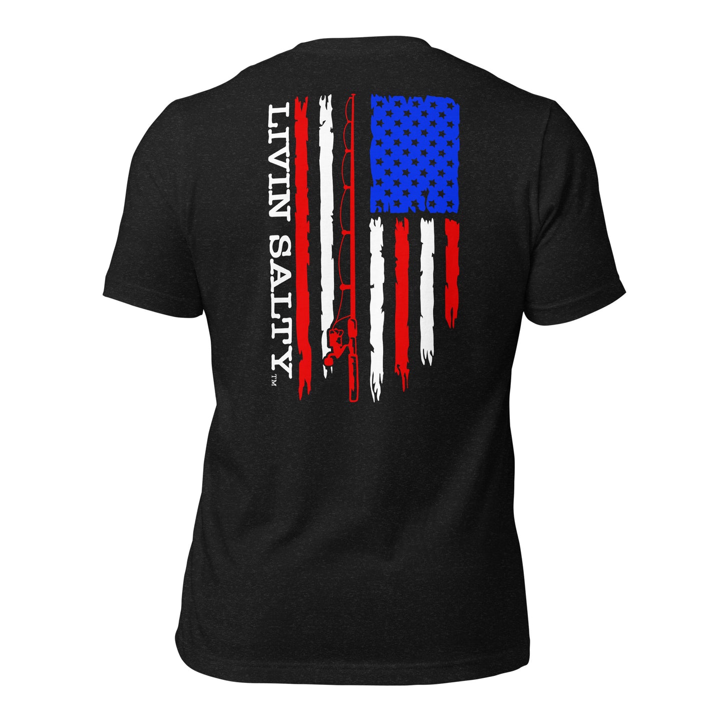 Unisex RWB LIVIN SALTY Flag t-shirt