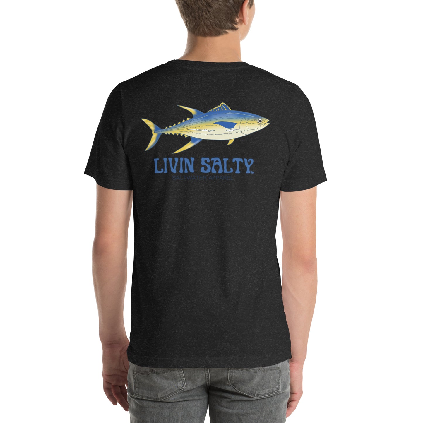 Unisex Tuna LIVIN SALTY Cotton t-shirt