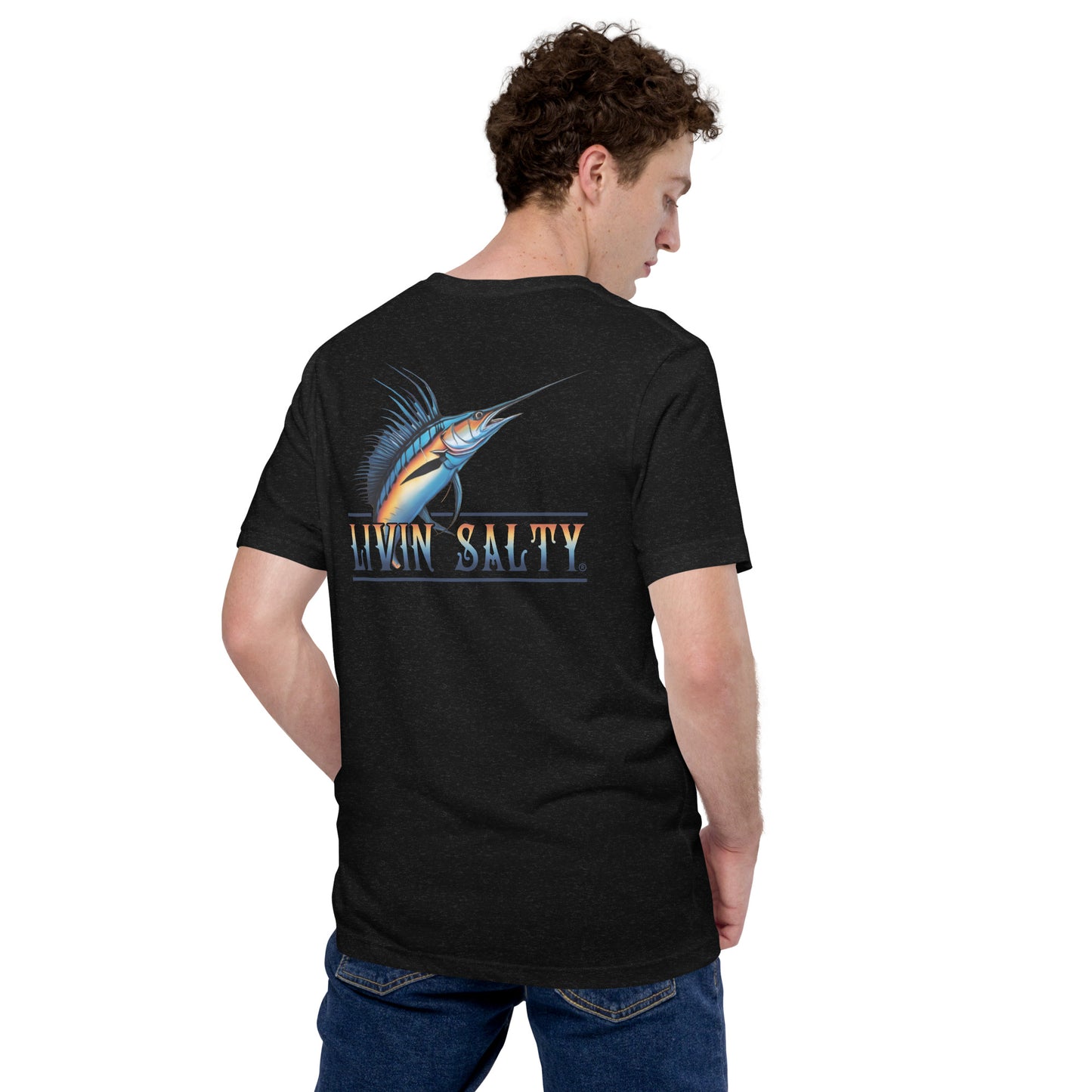 Unisex LIVIN SALTY Sailfish t-shirt
