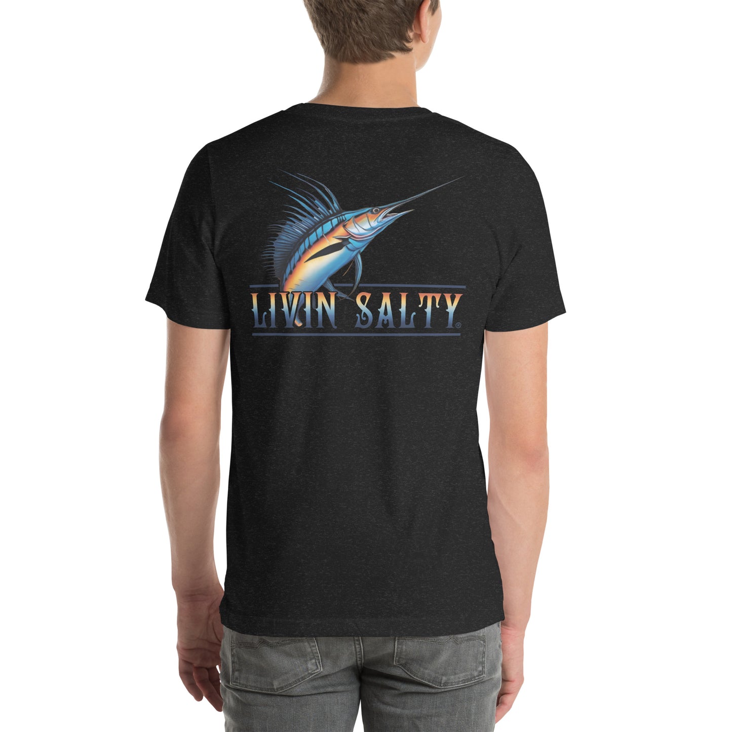 Unisex LIVIN SALTY Sailfish t-shirt