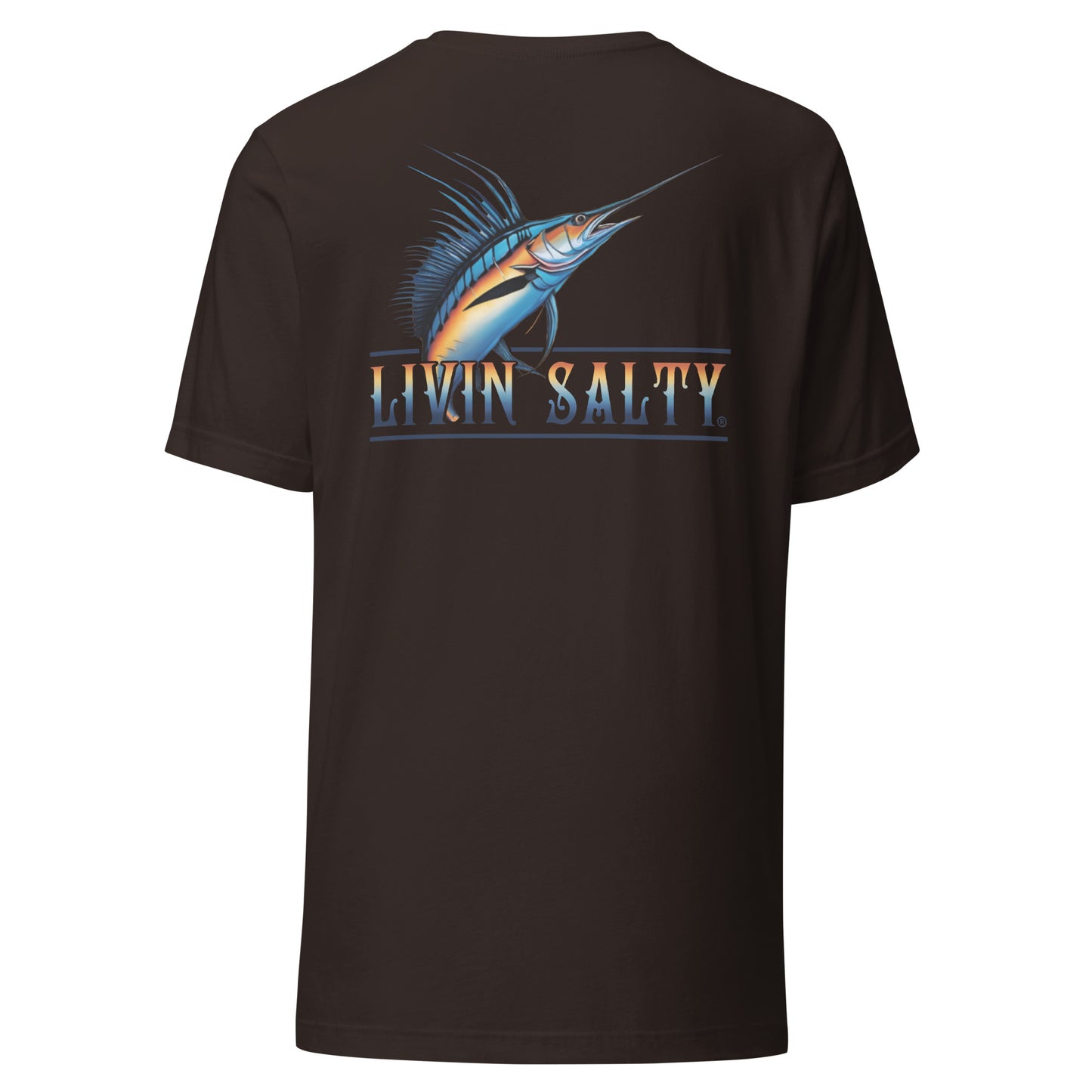 Unisex LIVIN SALTY Sailfish t-shirt