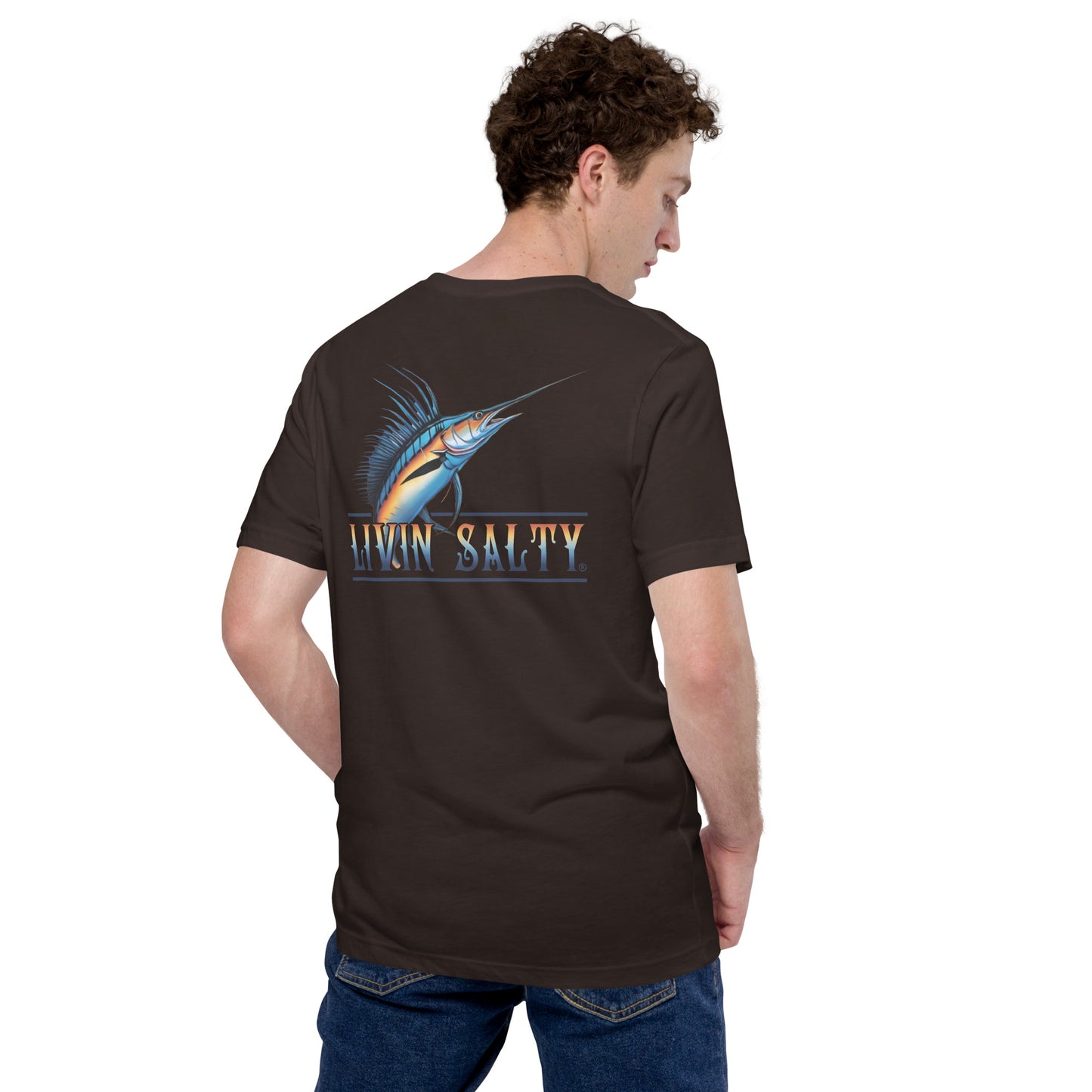 Unisex LIVIN SALTY Sailfish t-shirt