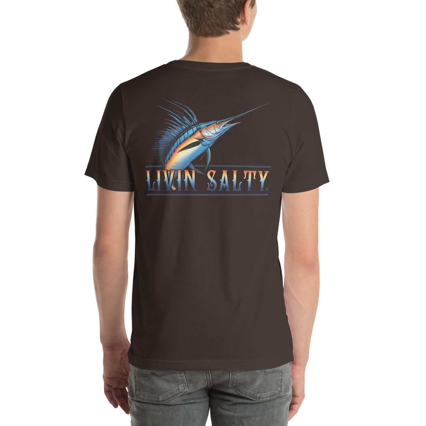 Unisex LIVIN SALTY Sailfish t-shirt