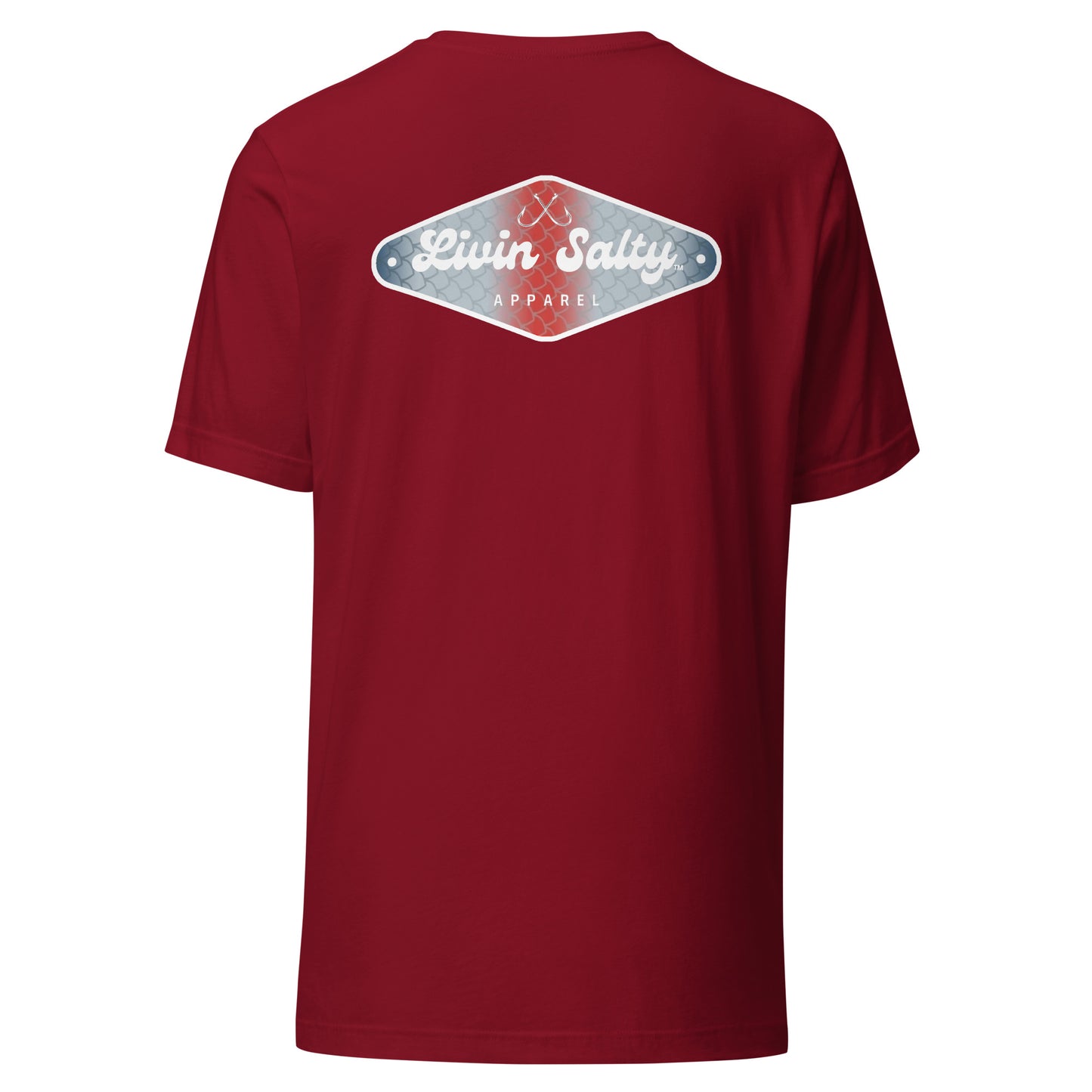 Unisex LIVIN SALTY cotton t-shirt