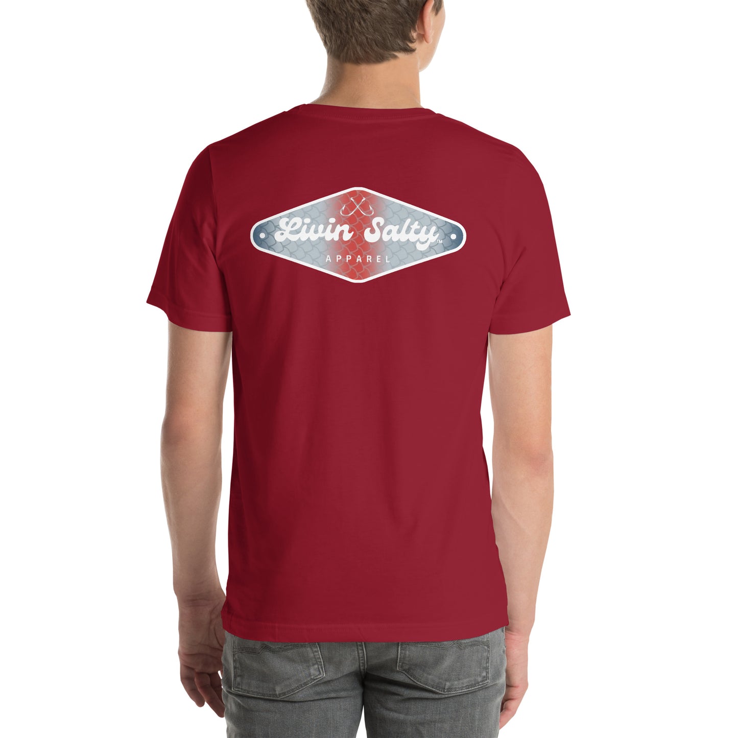 Unisex LIVIN SALTY cotton t-shirt