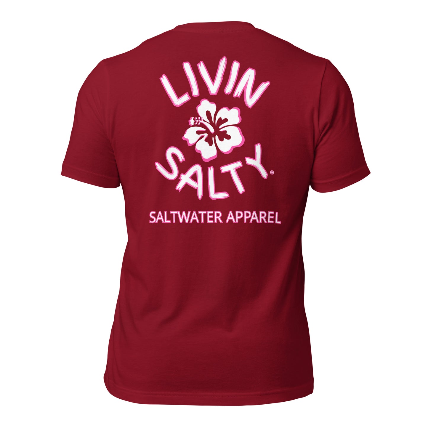 Unisex LIVIN SALTY flower t-shirt