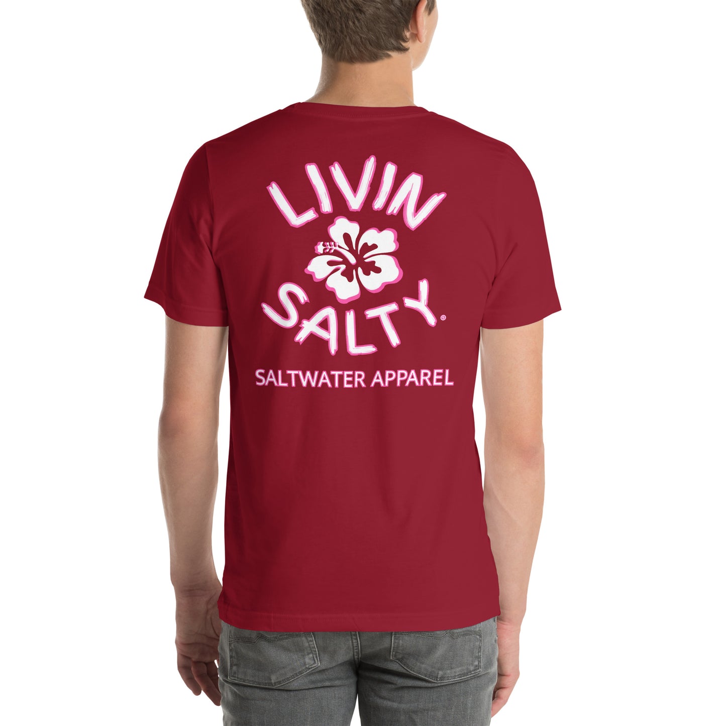 Unisex LIVIN SALTY flower t-shirt
