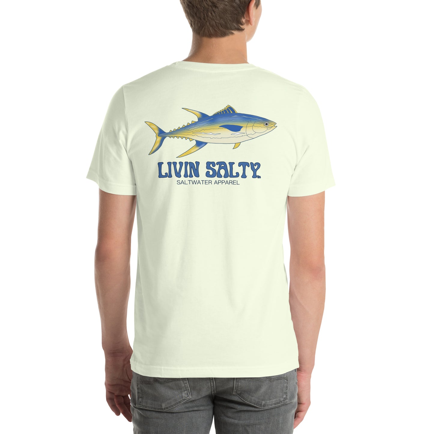 Unisex Tuna LIVIN SALTY Cotton t-shirt