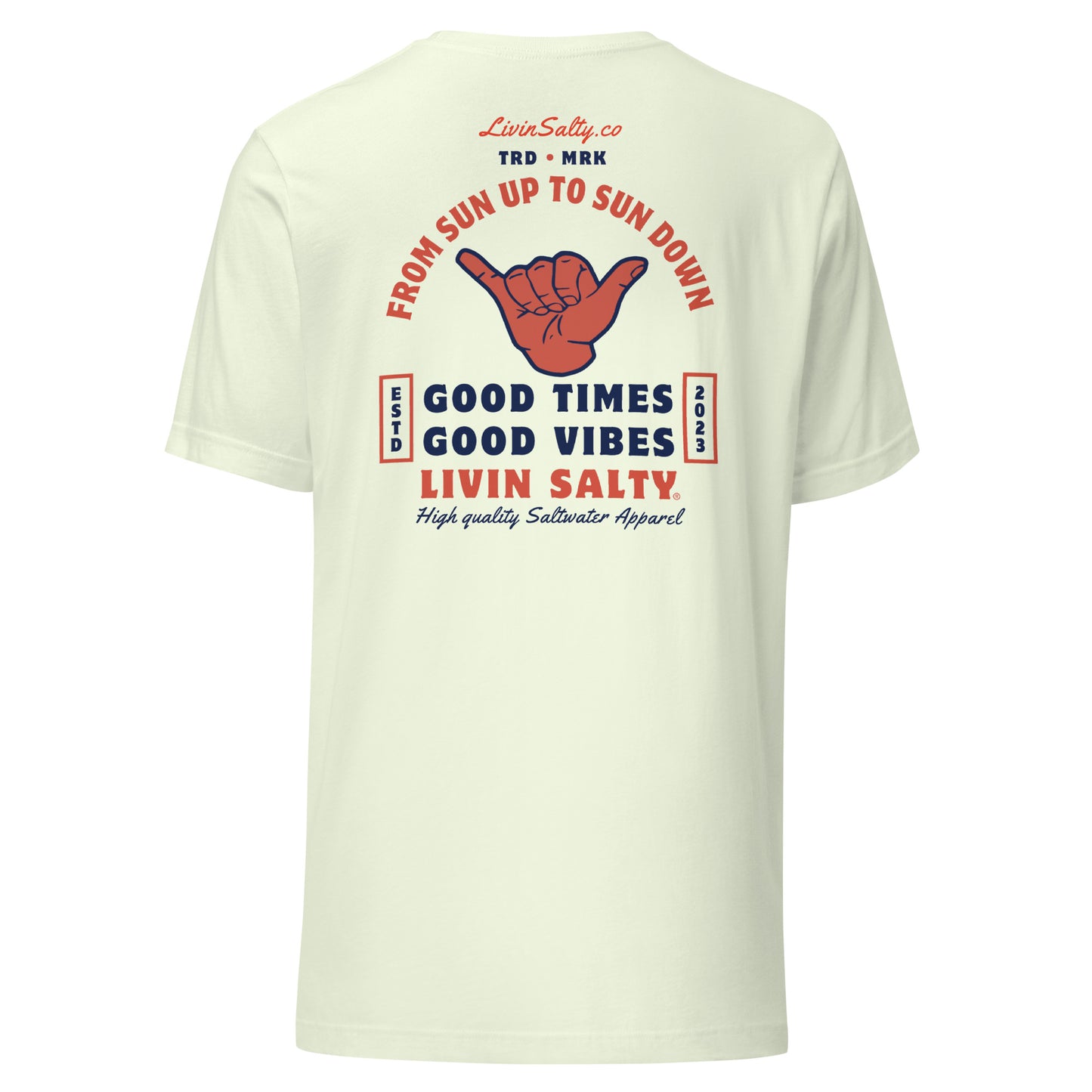 Unisex LIVIN SALTY t-shirt
