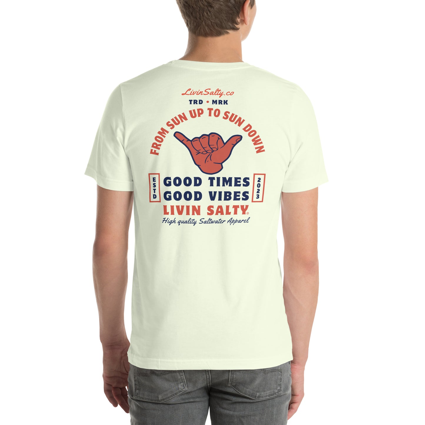 Unisex LIVIN SALTY t-shirt