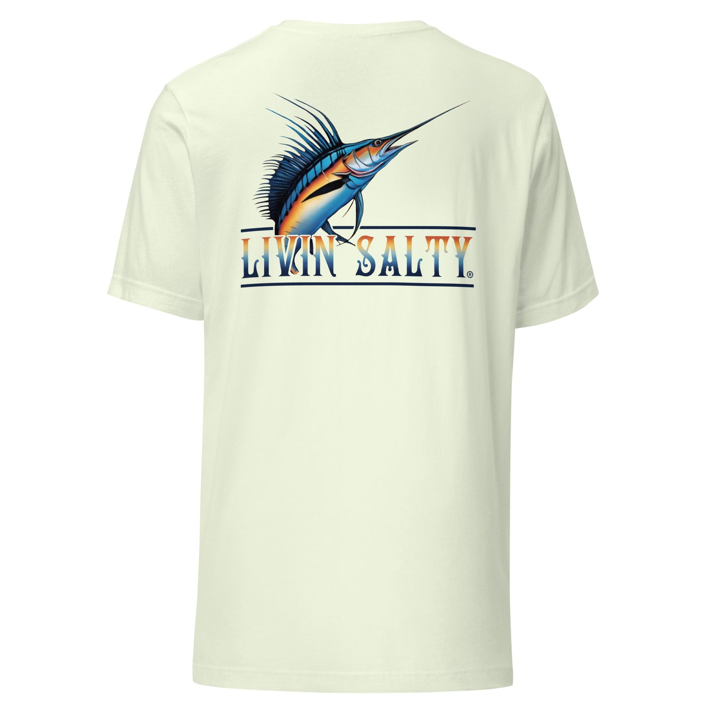 Unisex LIVIN SALTY Sailfish t-shirt