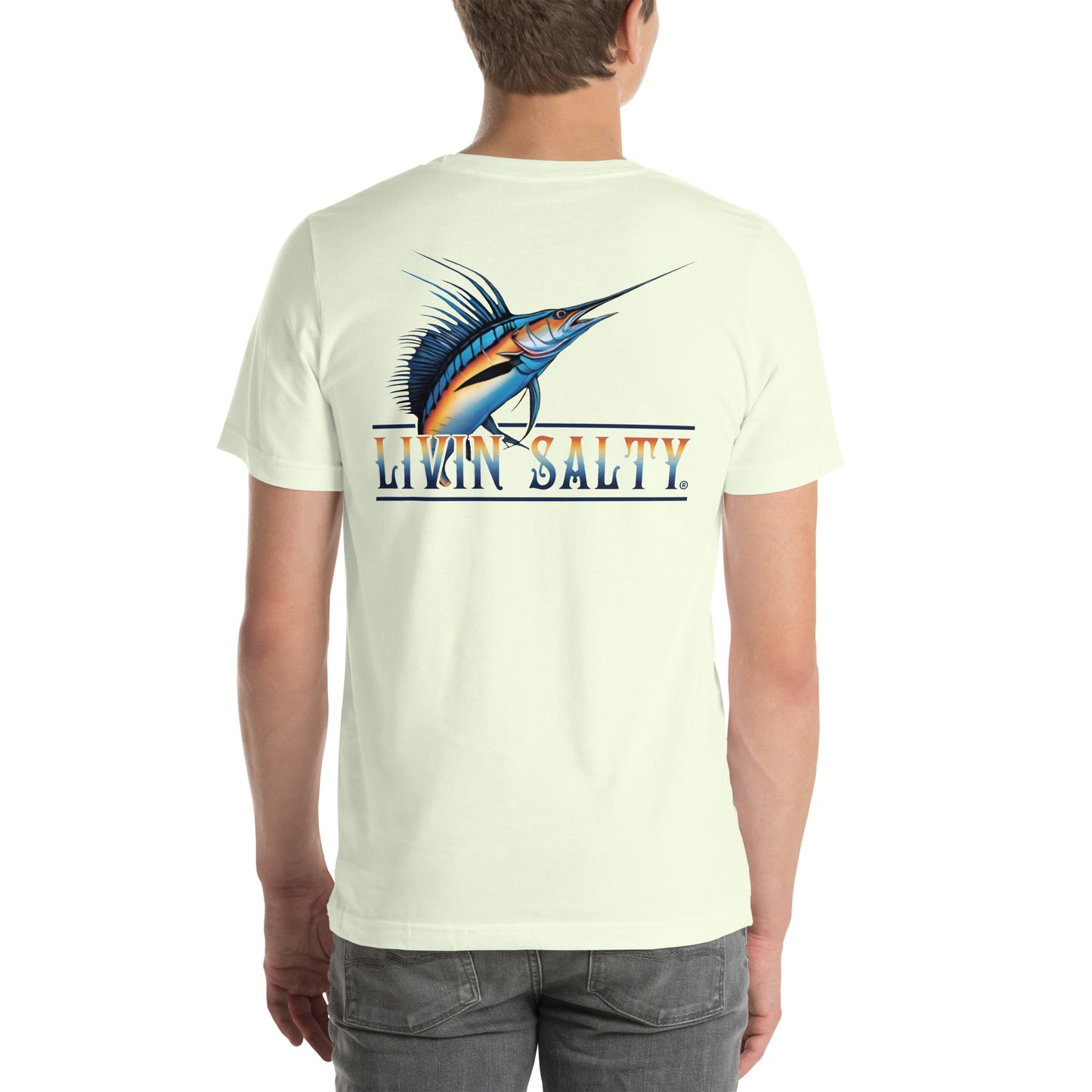 Unisex LIVIN SALTY Sailfish t-shirt