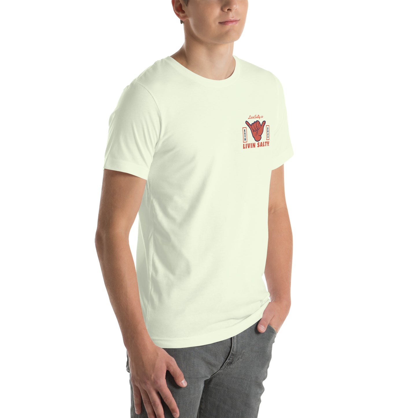 Unisex LIVIN SALTY t-shirt